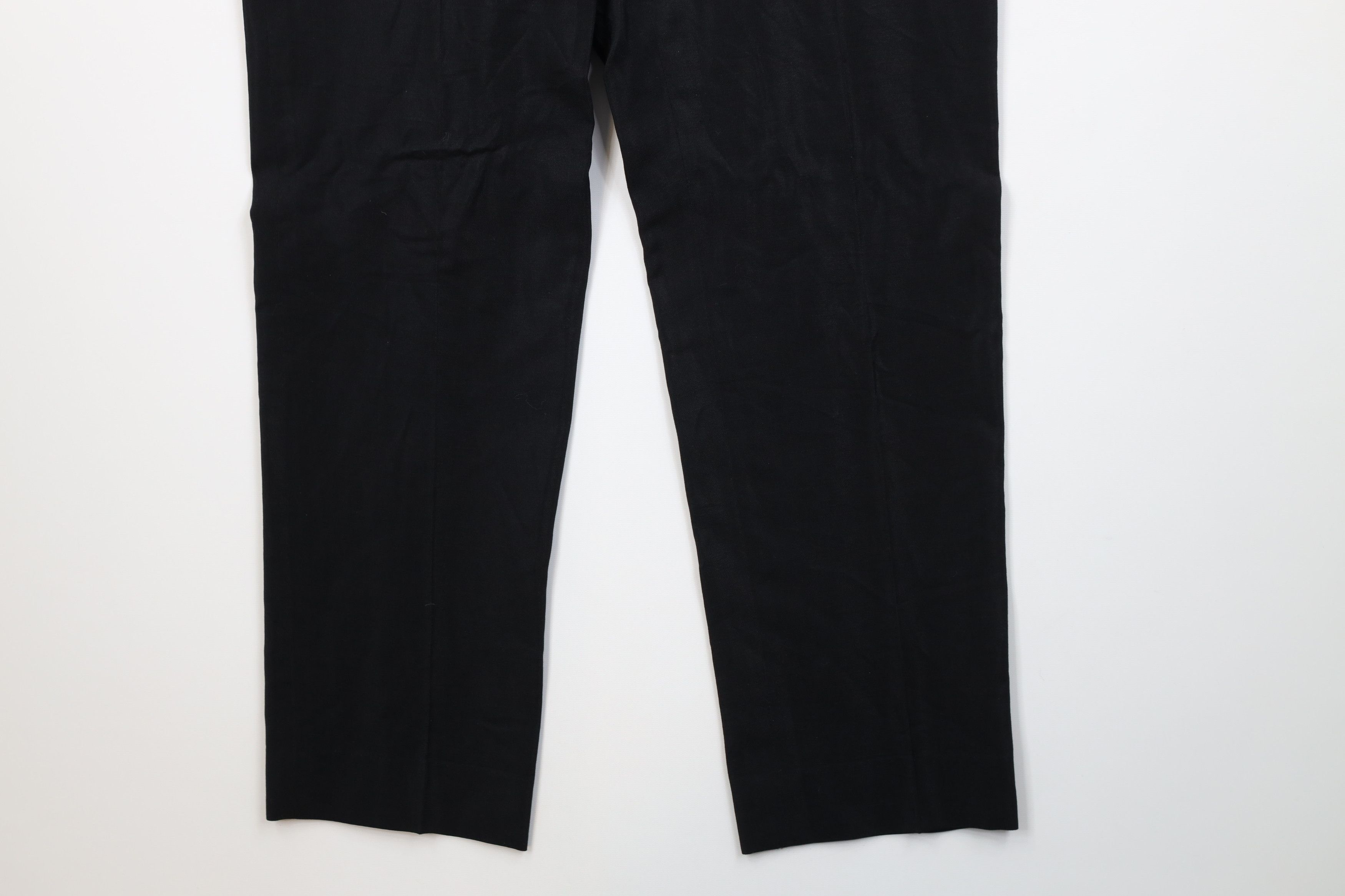 Vintage Vintage 50s Rockabilly Gabardine Knit Chino Pants Black USA Size US 34 / EU 50 - 4 Thumbnail