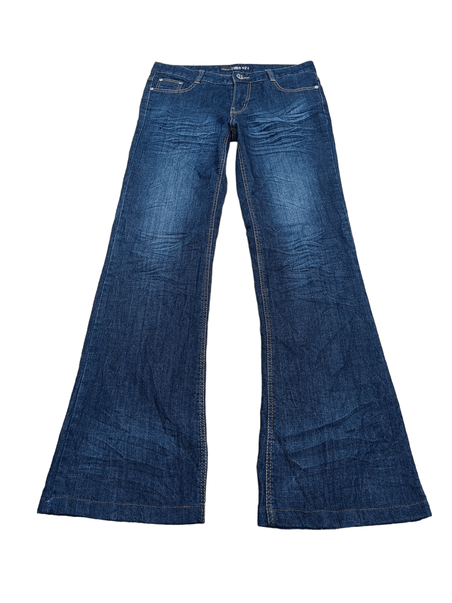 image of Hysteric Glamour x Tornado Mart Flared Japanese Low Rise Bootcut Jeans Street Fashion in Denim (Siz