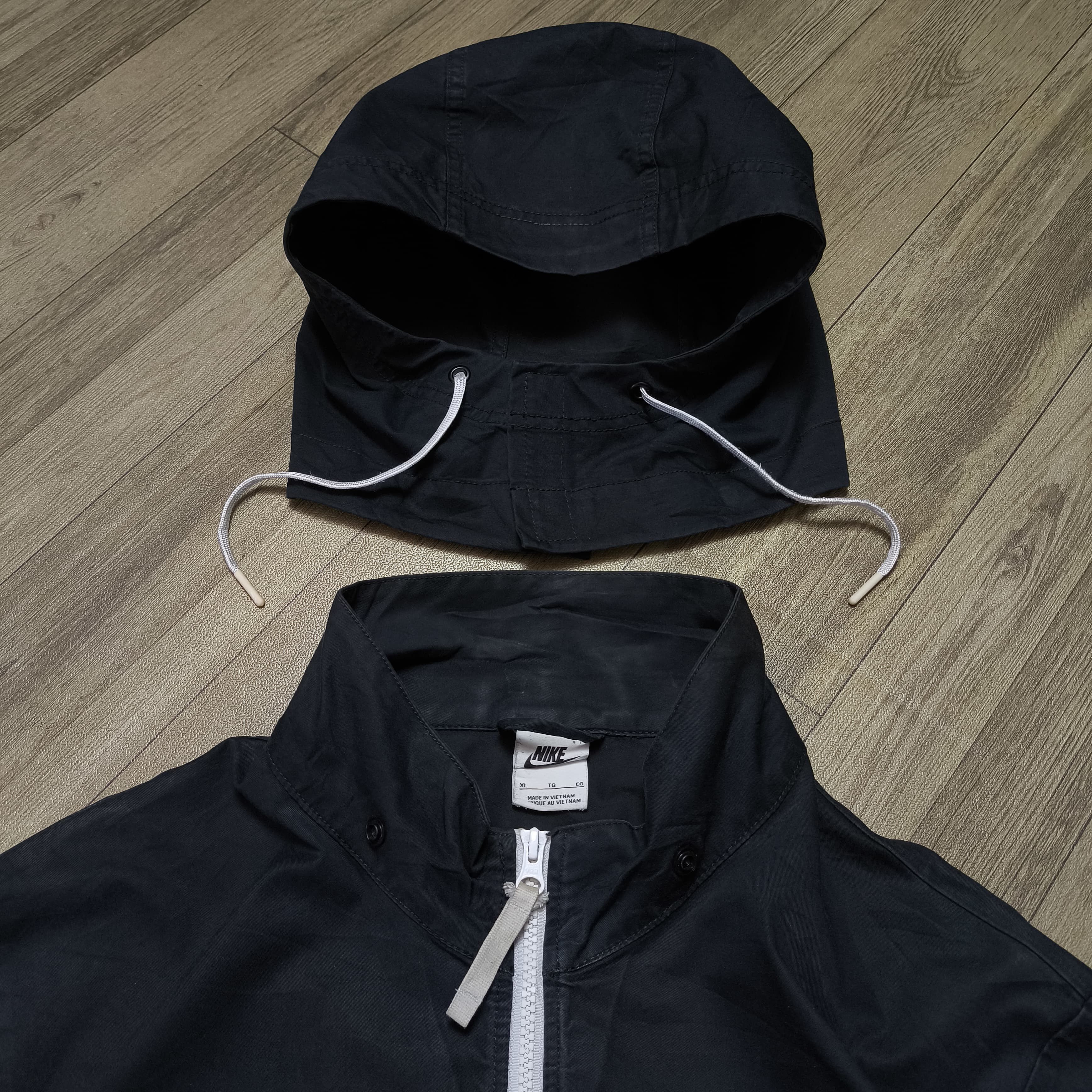 Fragment Design × Nike Nike Sportswear Unlined Anorak Waffle 2 Jacket Black Size US XL / EU 56 / 4 - 12 Thumbnail