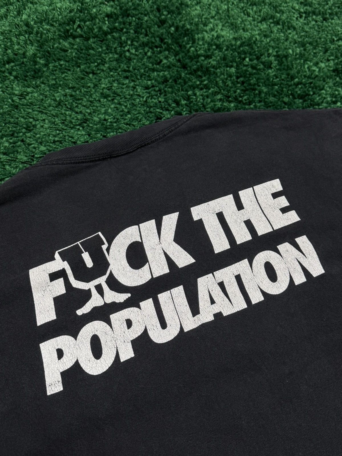 Fuck The Population × Undefeated Fuck The Population x Undefeated Logo Tee Black XL Size US XL / EU 56 / 4 - 3 Thumbnail