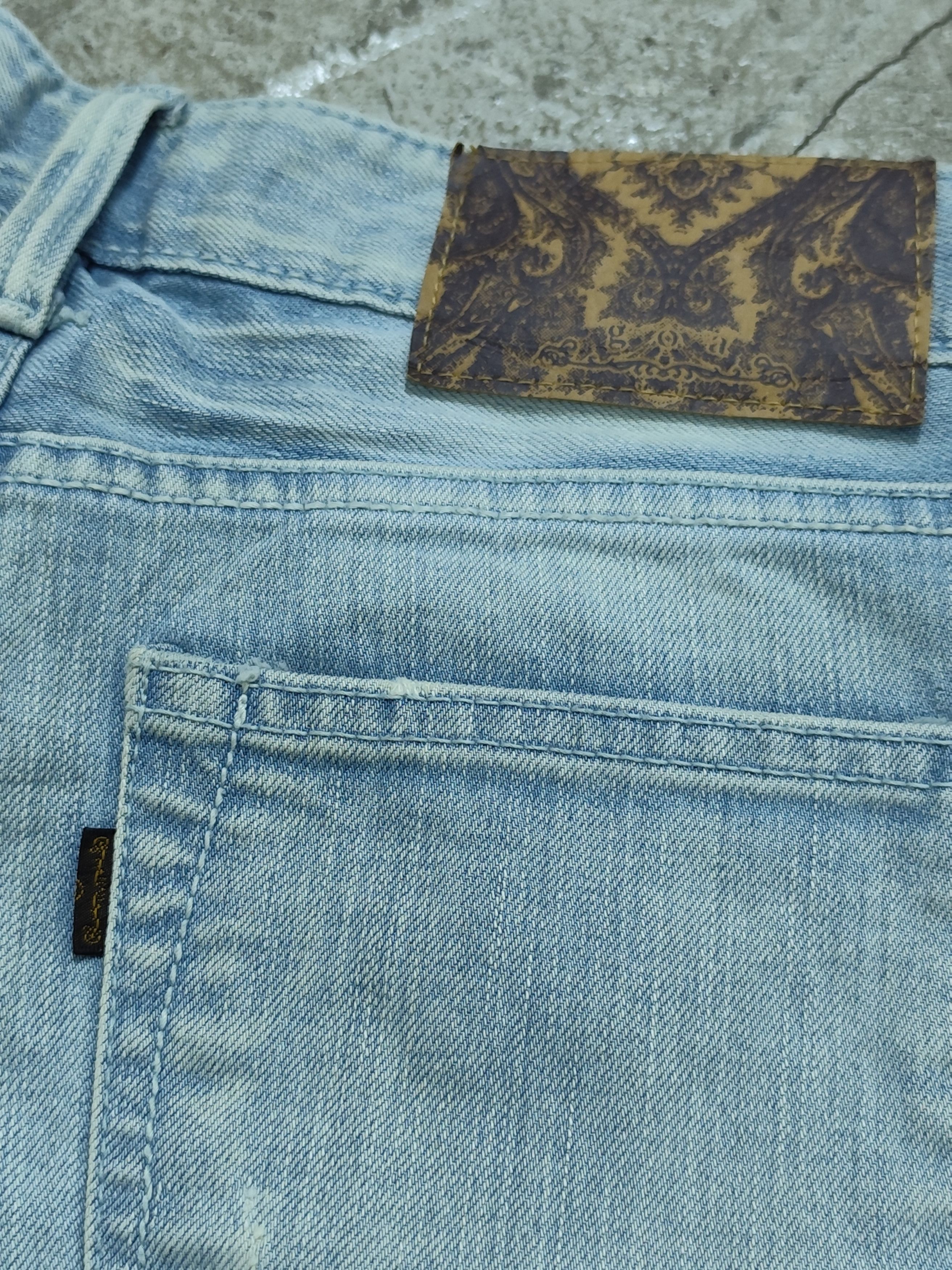 GOA Vintage GOA blue faded jeans Size 29" - 6 Thumbnail