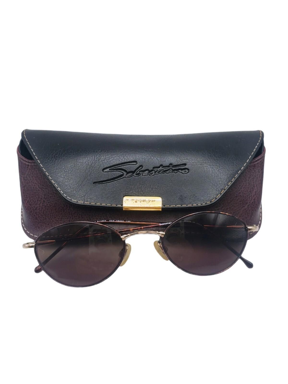 Sebastien Ami Vintage Sebastiano Sunglasses Gold/Tortoise Made in Italy Size ONE SIZE - 1 Thumbnail