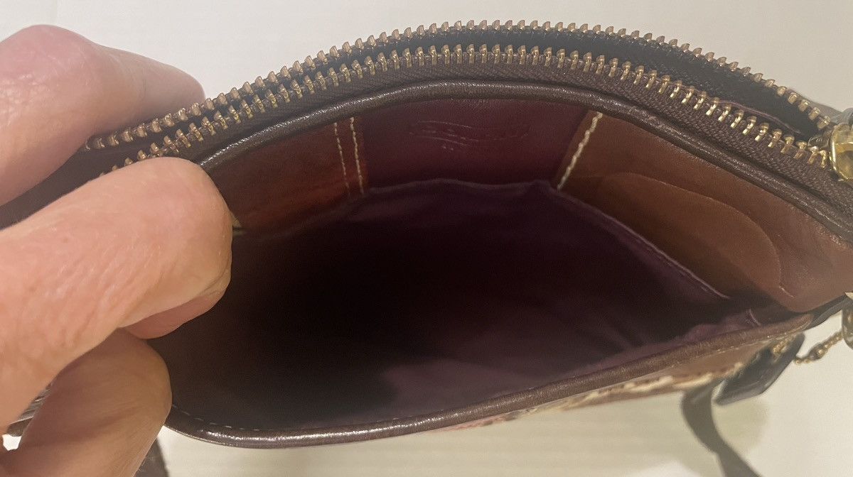 Coach Coach Patchwork Brown Leather Suede Bag Crossbody Handbag Size ONE SIZE - 12 Thumbnail