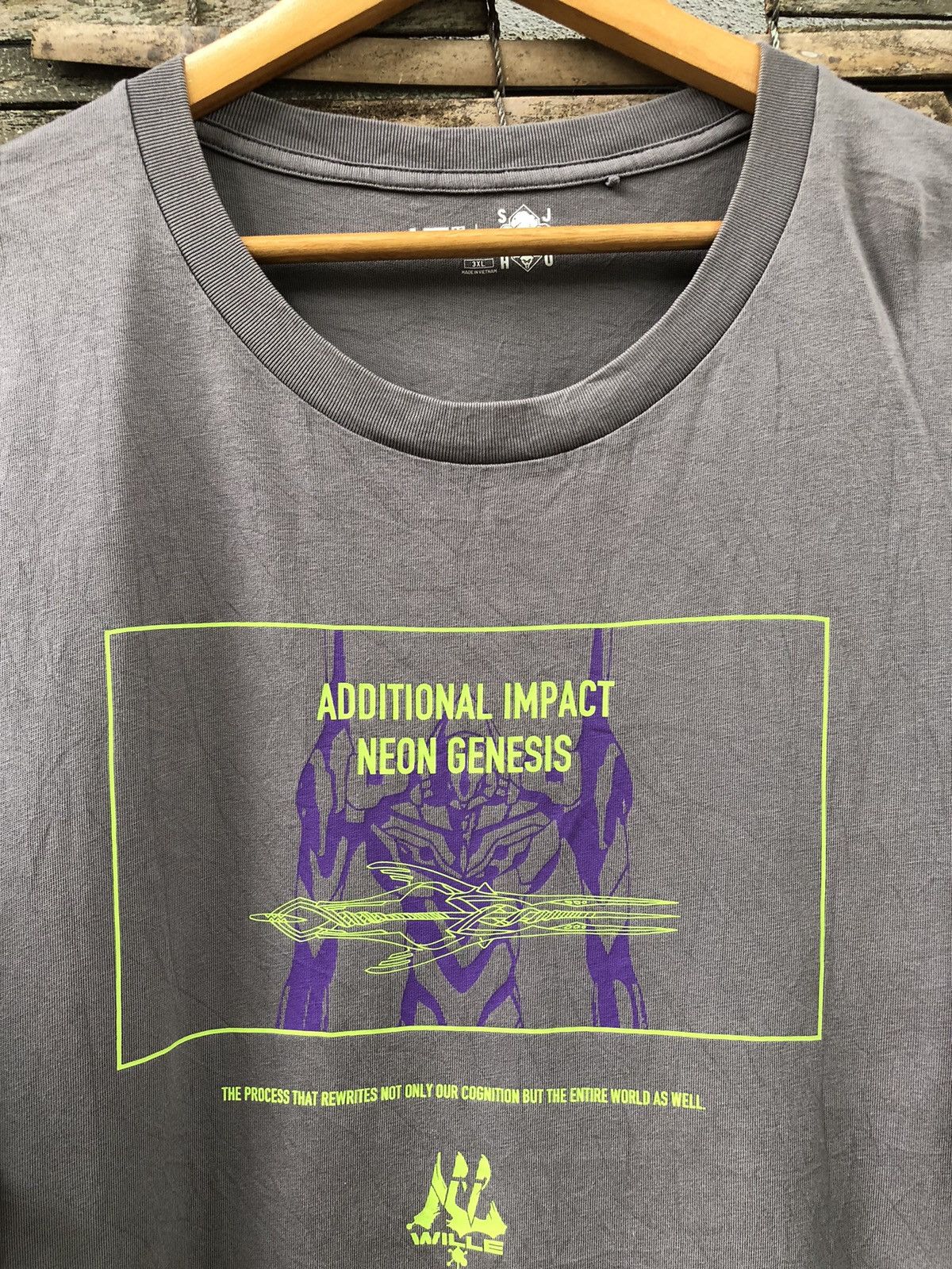 Japanese Brand × Vintage Uniqlo UT Shin Evangelion Japan Heroes Universe Tee Size US XXL / EU 58 / 5 - 4 Thumbnail