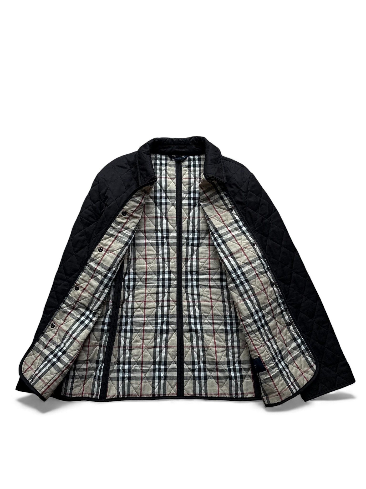 Vintage Burberry Quilted Jacket nova check