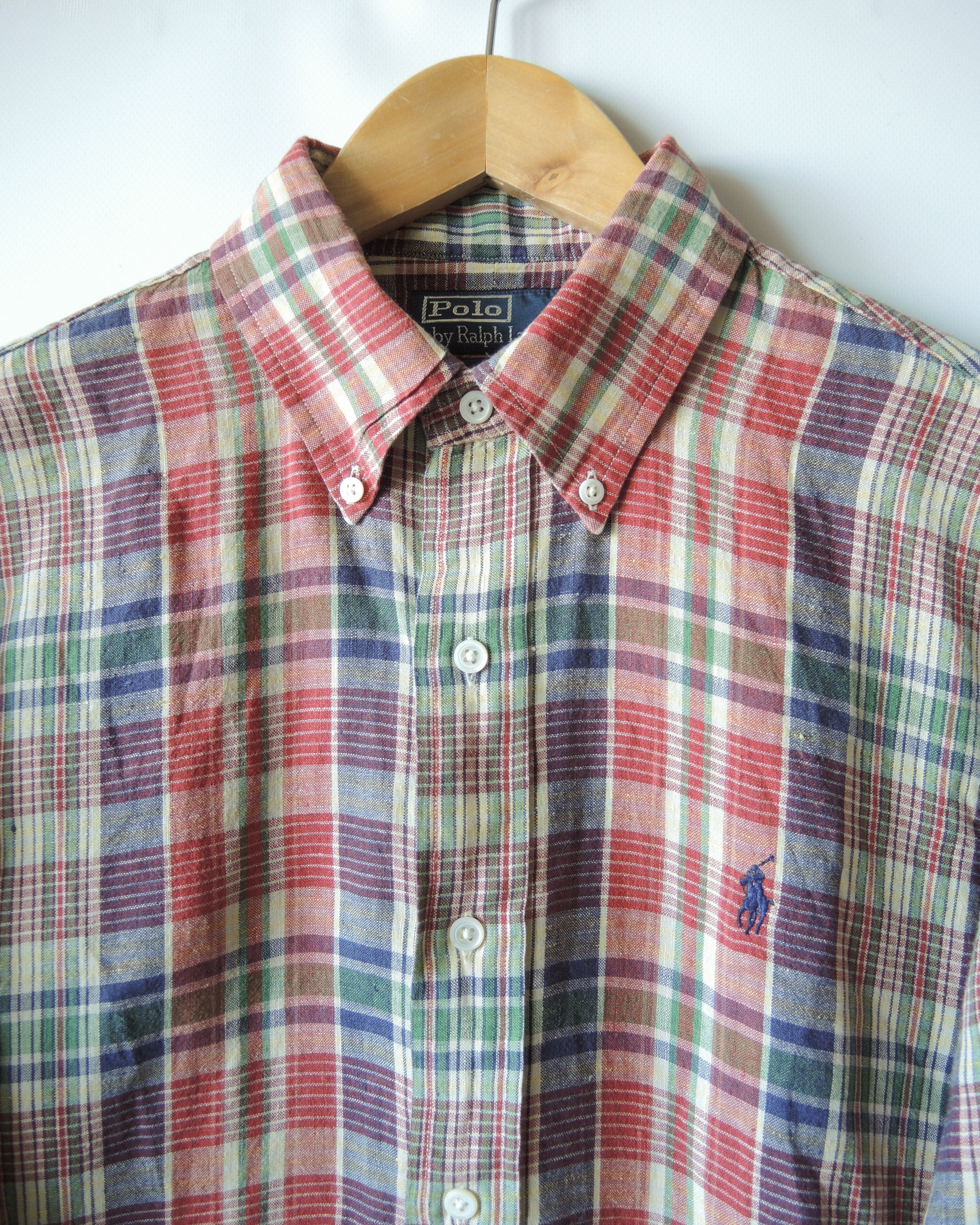 Polo Ralph Lauren Polo Ralph Lauren linen vintage shirt Size US M / EU 48-50 / 2 - 1 Thumbnail