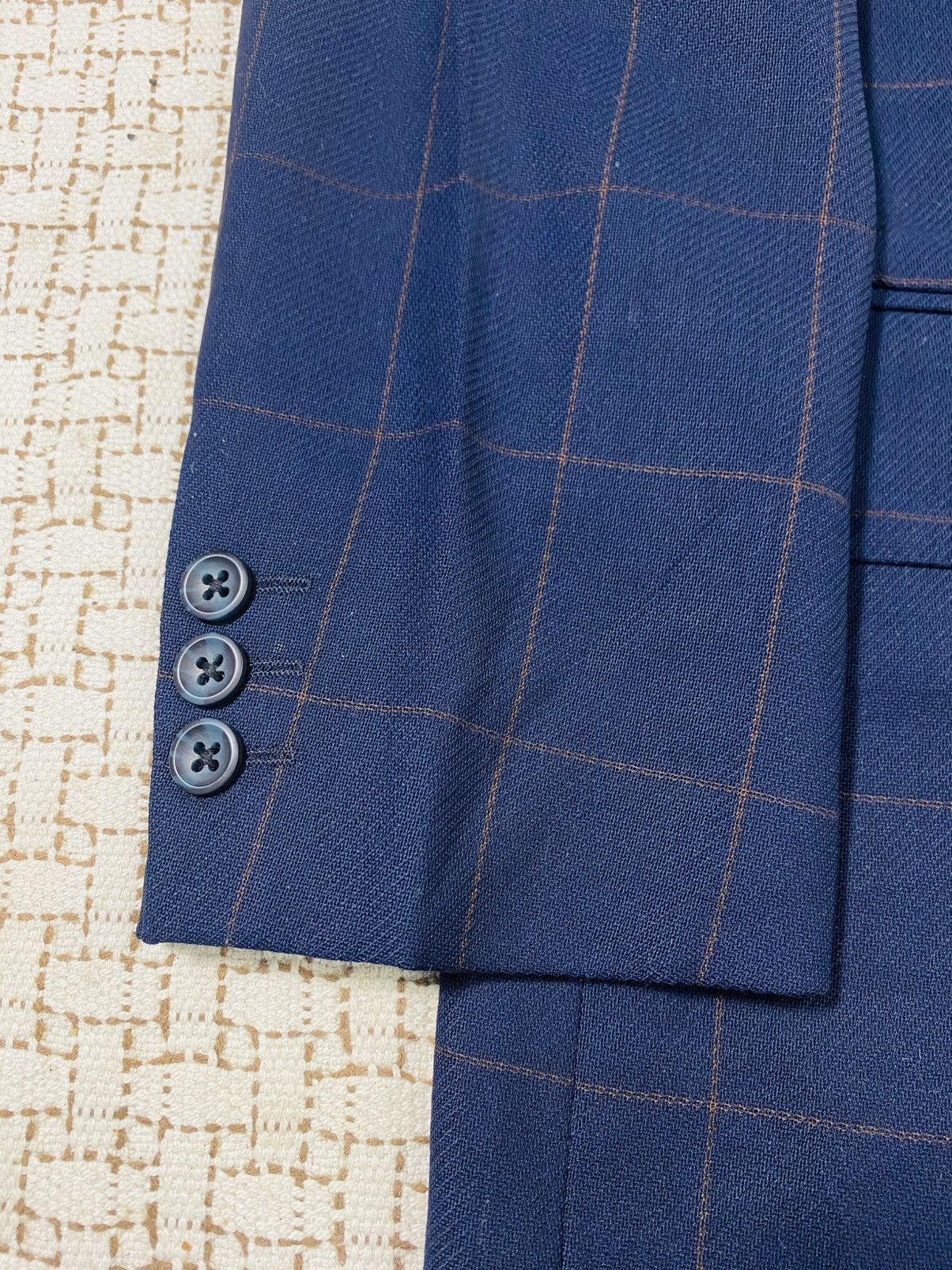 Vintage Rare Vintage 90s Nina Ricci Checkered Blazer Size US S / EU 44-46 / 1 - 5 Thumbnail