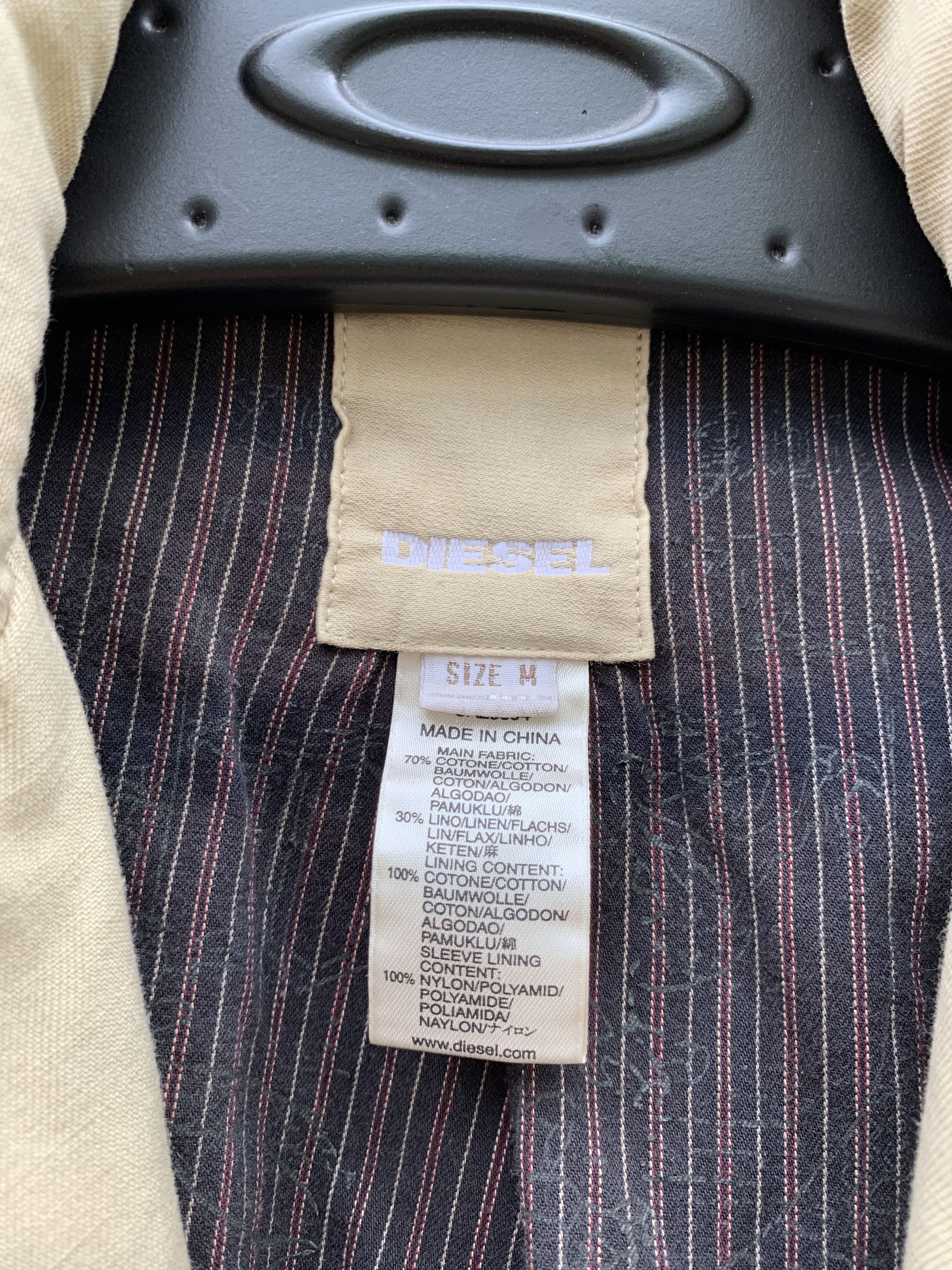 Diesel y2k Diesel Fighters Squadron Vandalism Buttons Blazer Jacket Size US M / EU 48-50 / 2 - 13 Thumbnail