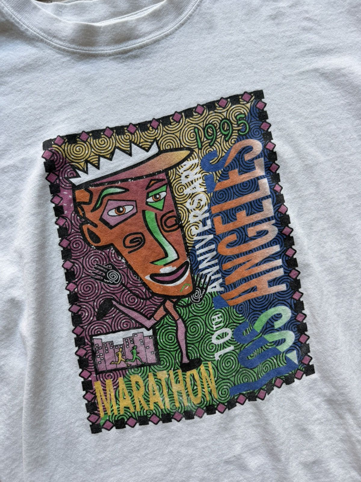 Vintage Vintage 1995 Los Angeles Marathon T-Shirt Size L Gently Used Size US L / EU 52-54 / 3 - 2 Thumbnail