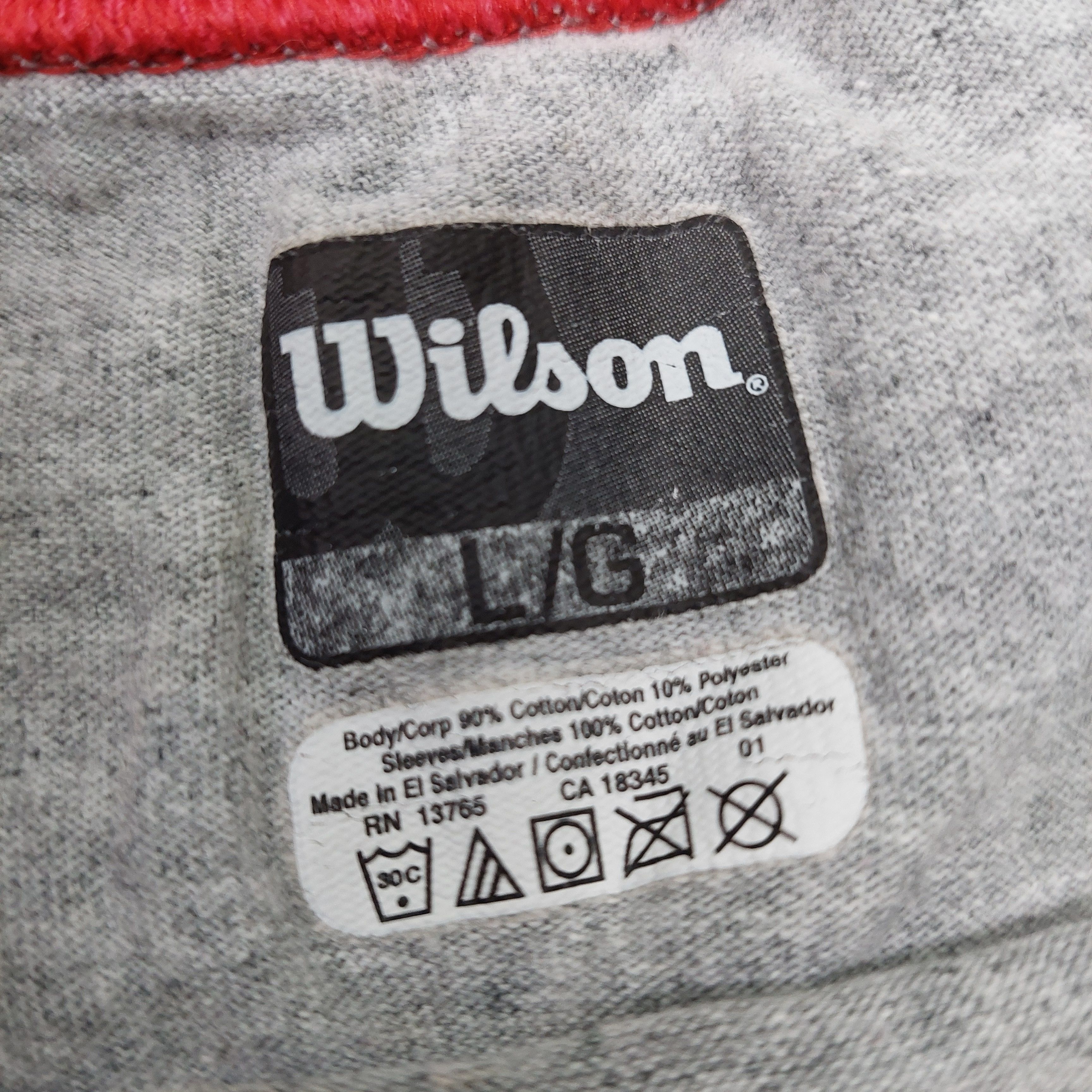 Wilson wilson raglan 3/4 sleeve t-shirt Size US L / EU 52-54 / 3 - 9 Thumbnail