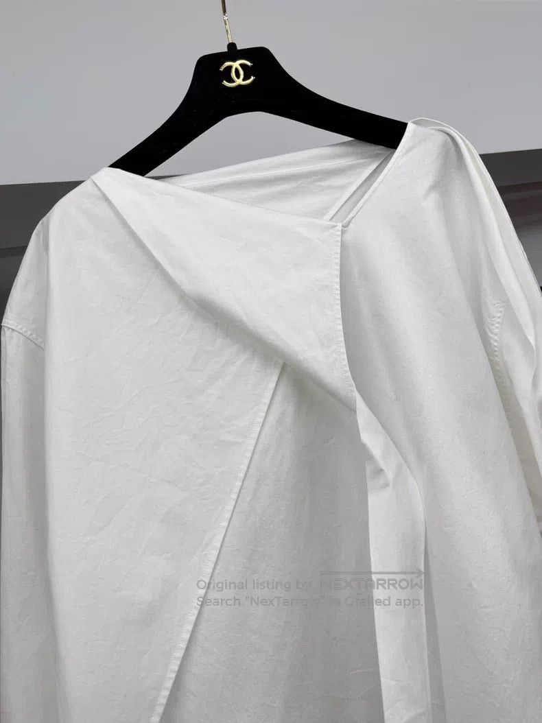 Hermes Hermes White Design Shirt Size XXS / US 00 / IT 34 - 2 Thumbnail