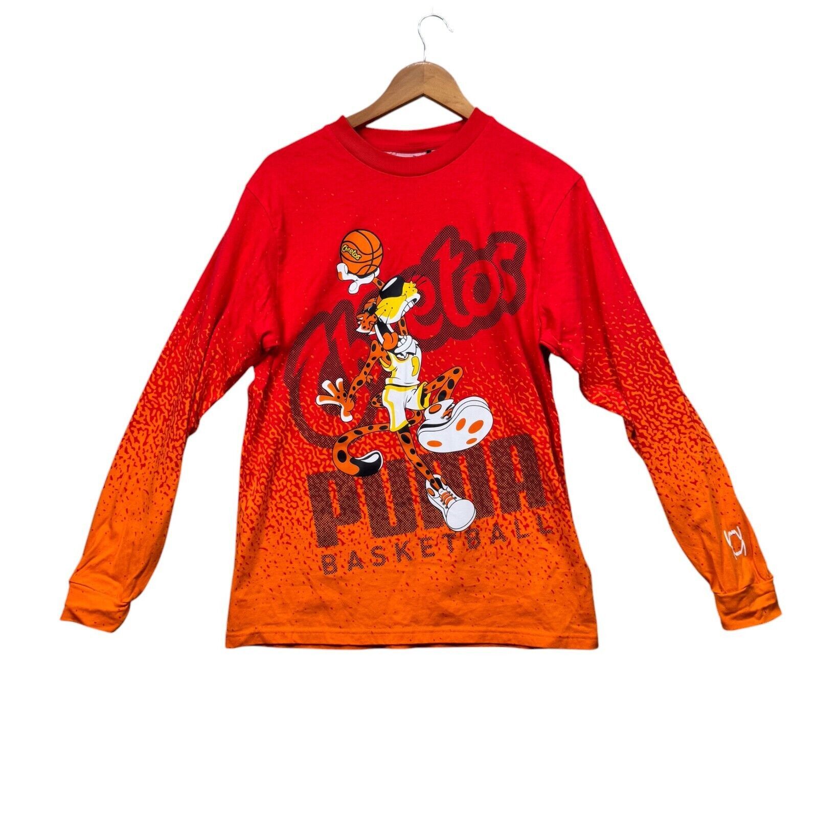 Puma Puma Cheetos X Hoops Basketball T-Shirt Men's L/S Tee Rare S Size US S / EU 44-46 / 1 - 1 Thumbnail