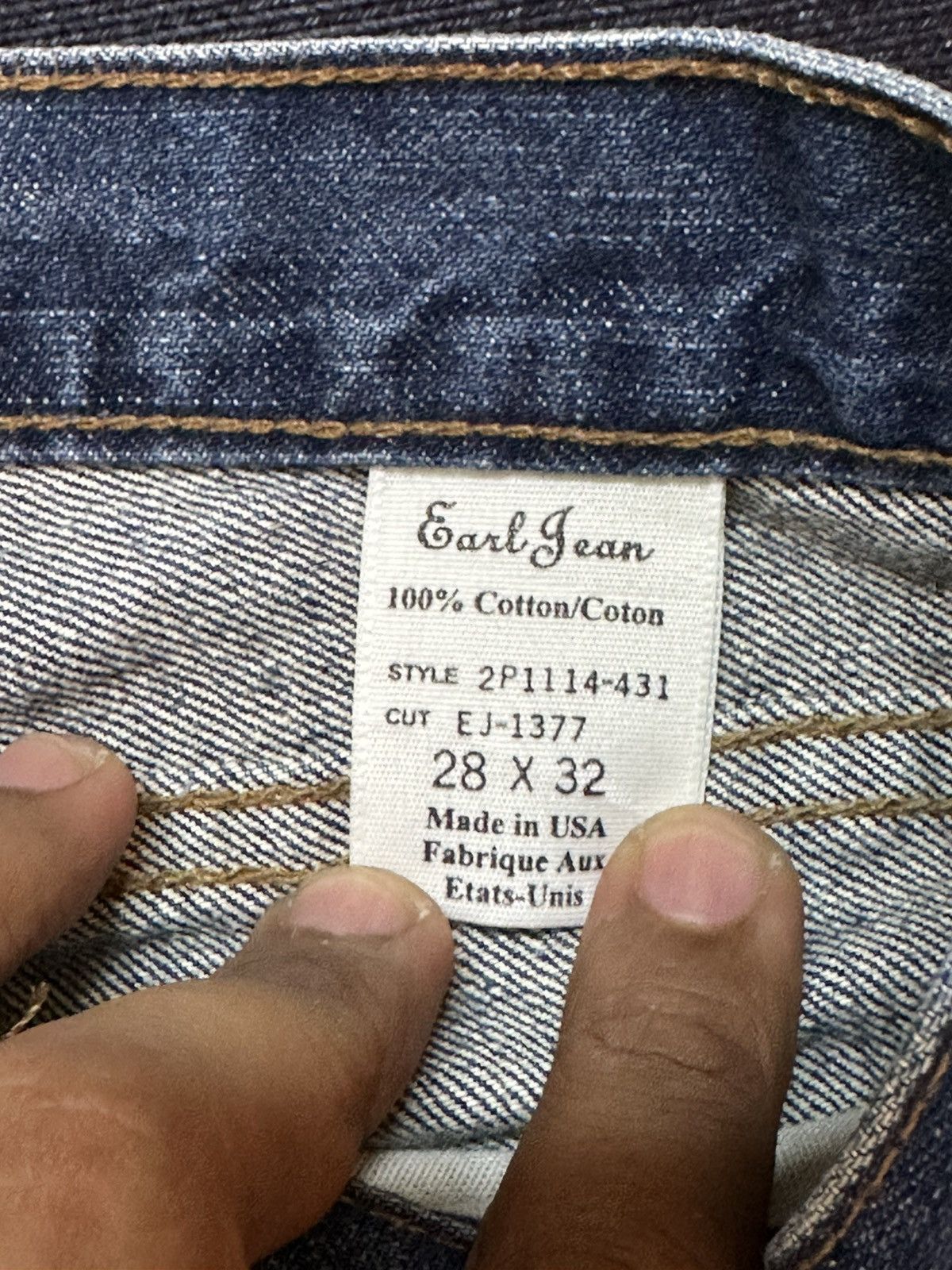 Earl Jeans Vintage Earl Jeans Flare Curve Leg Mudwash Style Jeans Size US 30 / EU 46 - 8 Thumbnail