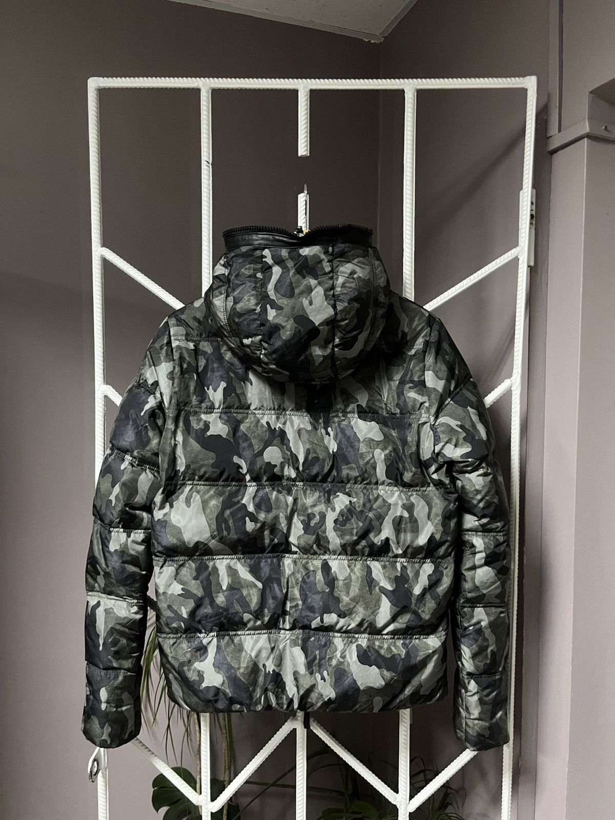 Duvetica Camo Duvetica Down Puffer Jacket with Leather Size US M / EU 48-50 / 2 - 12 Thumbnail