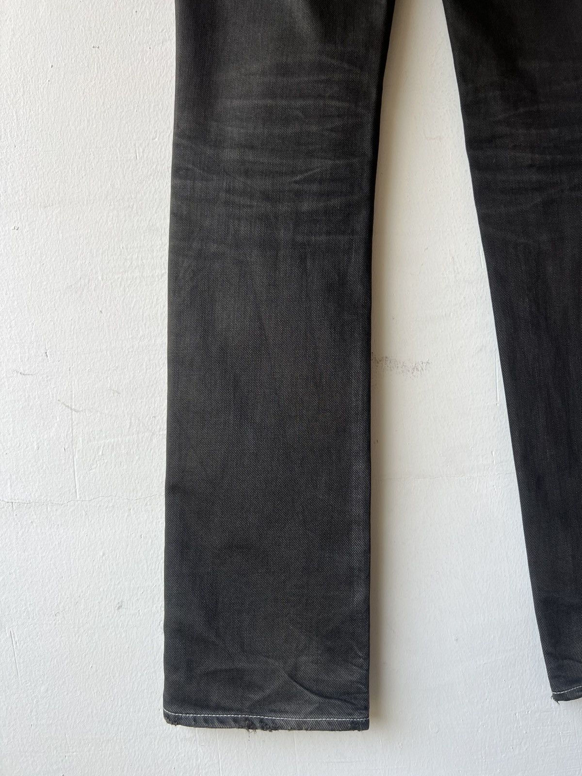 Lounge Lizard Lounge Lizard Waxed Denim Jeans Size US 30 / EU 46 - 18 Thumbnail