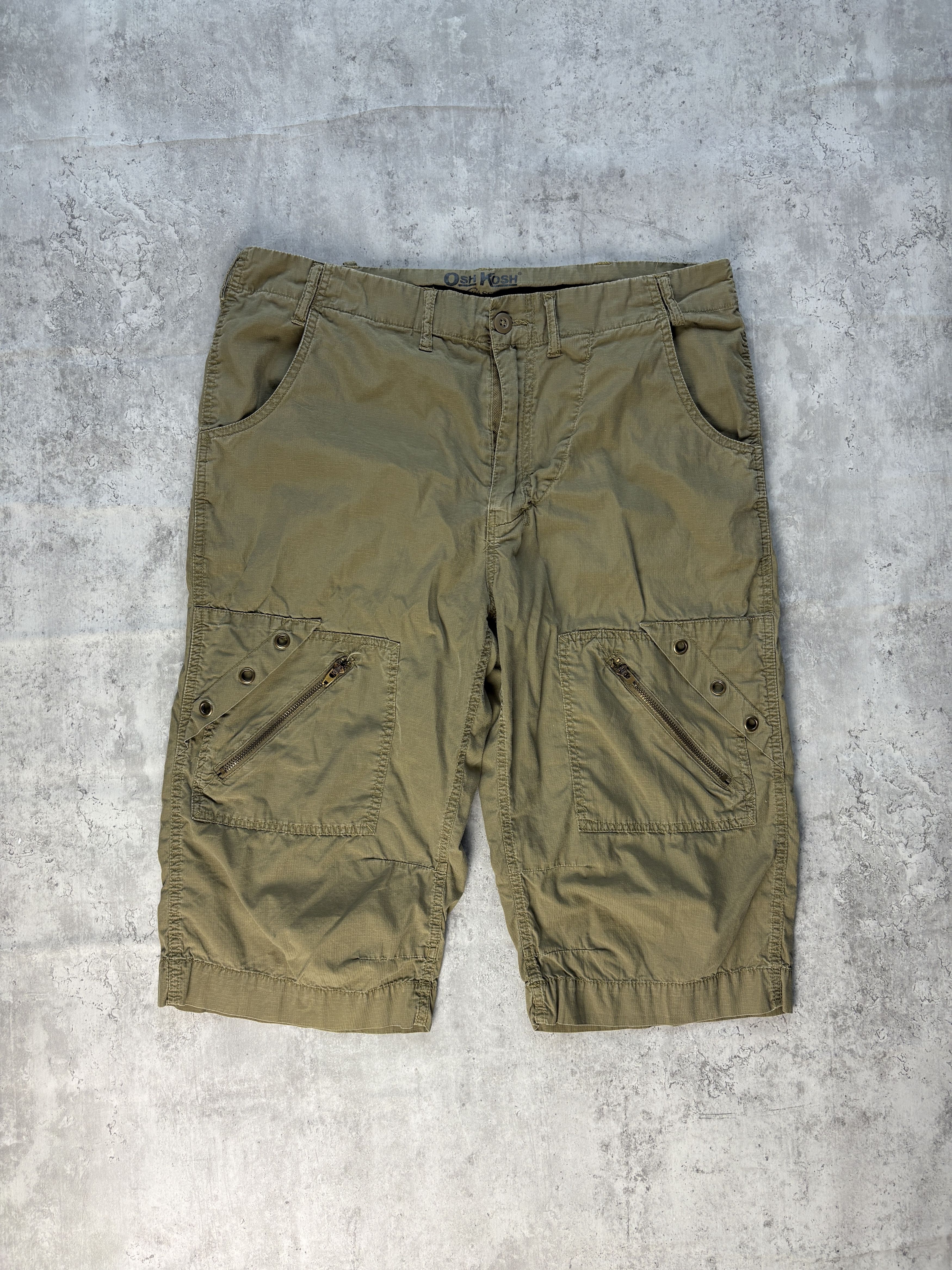 Oshkosh Japanese Archive Osh Kosh Long Military Shorts Size US 34 / EU 50 - 1 Thumbnail