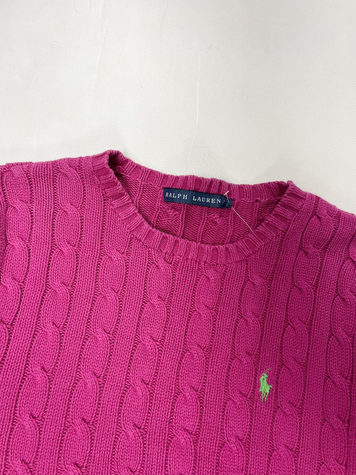 Polo Ralph Lauren Polo by Ralph Lauren ( Size L ) Vintage Pink Knit Sweater Size L / US 10 / IT 46 - 4 Thumbnail