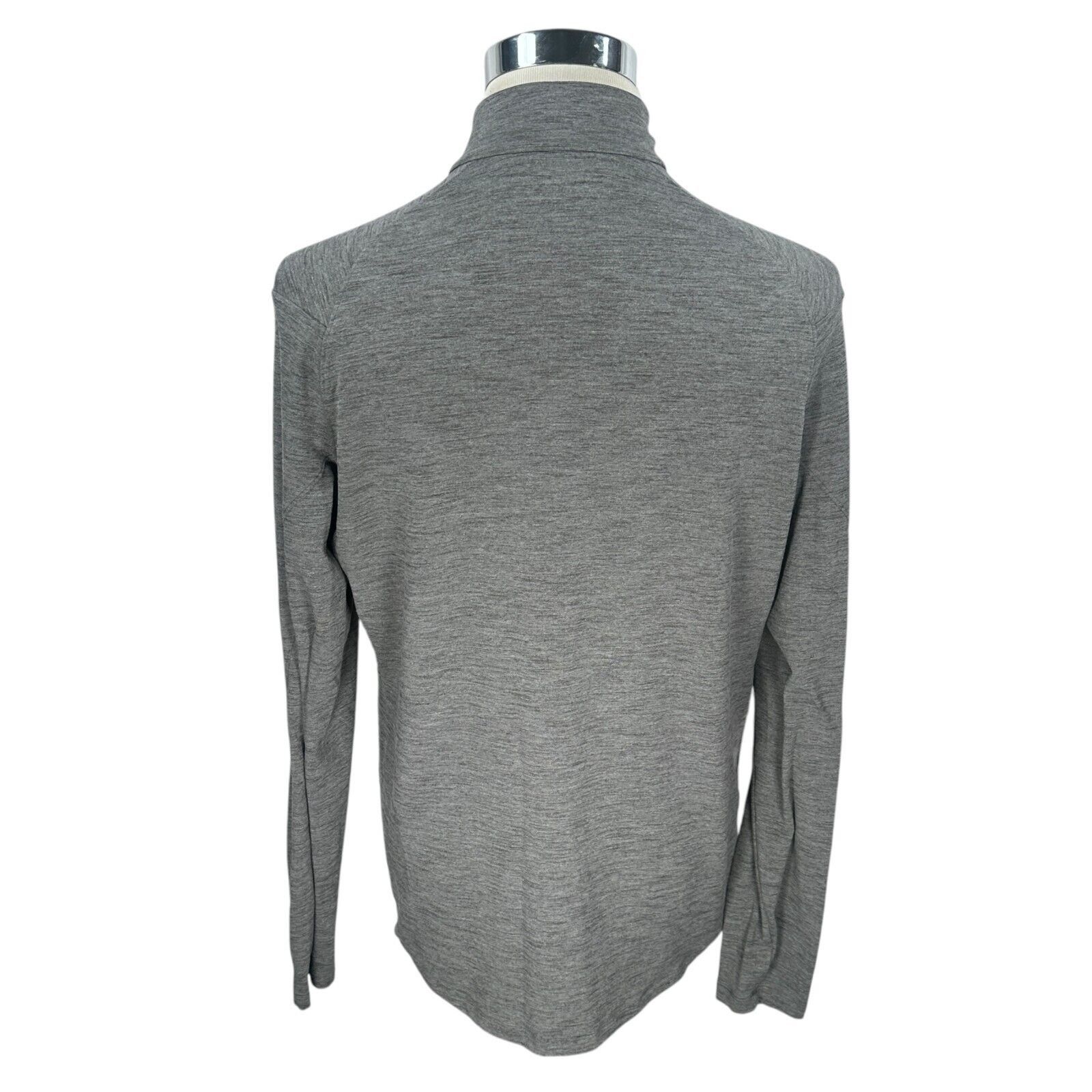 Lululemon Lululemon Surge Warm Half Zip Top Men's L Gray Long Sleeve Size US L / EU 52-54 / 3 - 5 Thumbnail