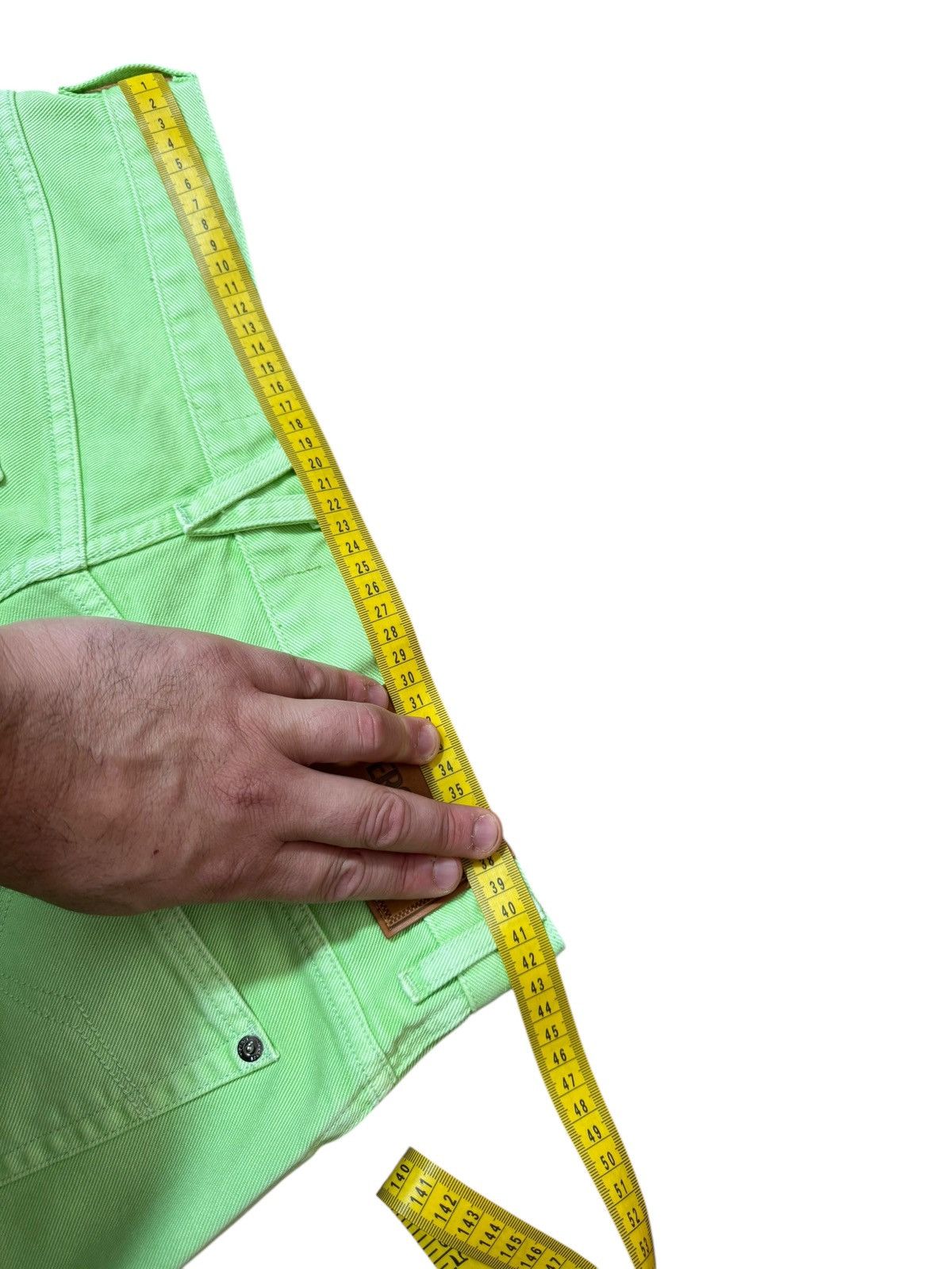 Versace Versace Lime Green Denim Pants - Size 32 (waist 42 cm) Size US 32 / EU 48 - 9 Thumbnail