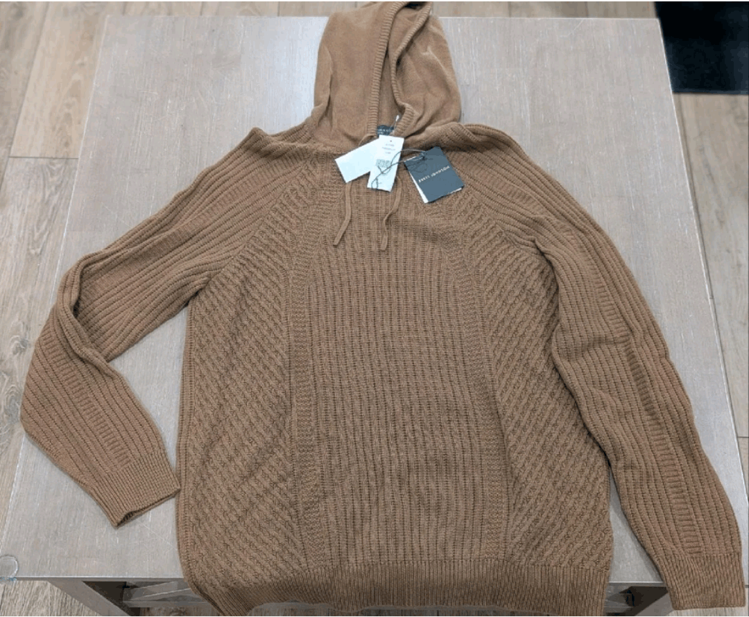 Other Brett Johnson Cashmere Hooded Sweater Carmel 52 U Size US L / EU 52-54 / 3 - 1 Thumbnail