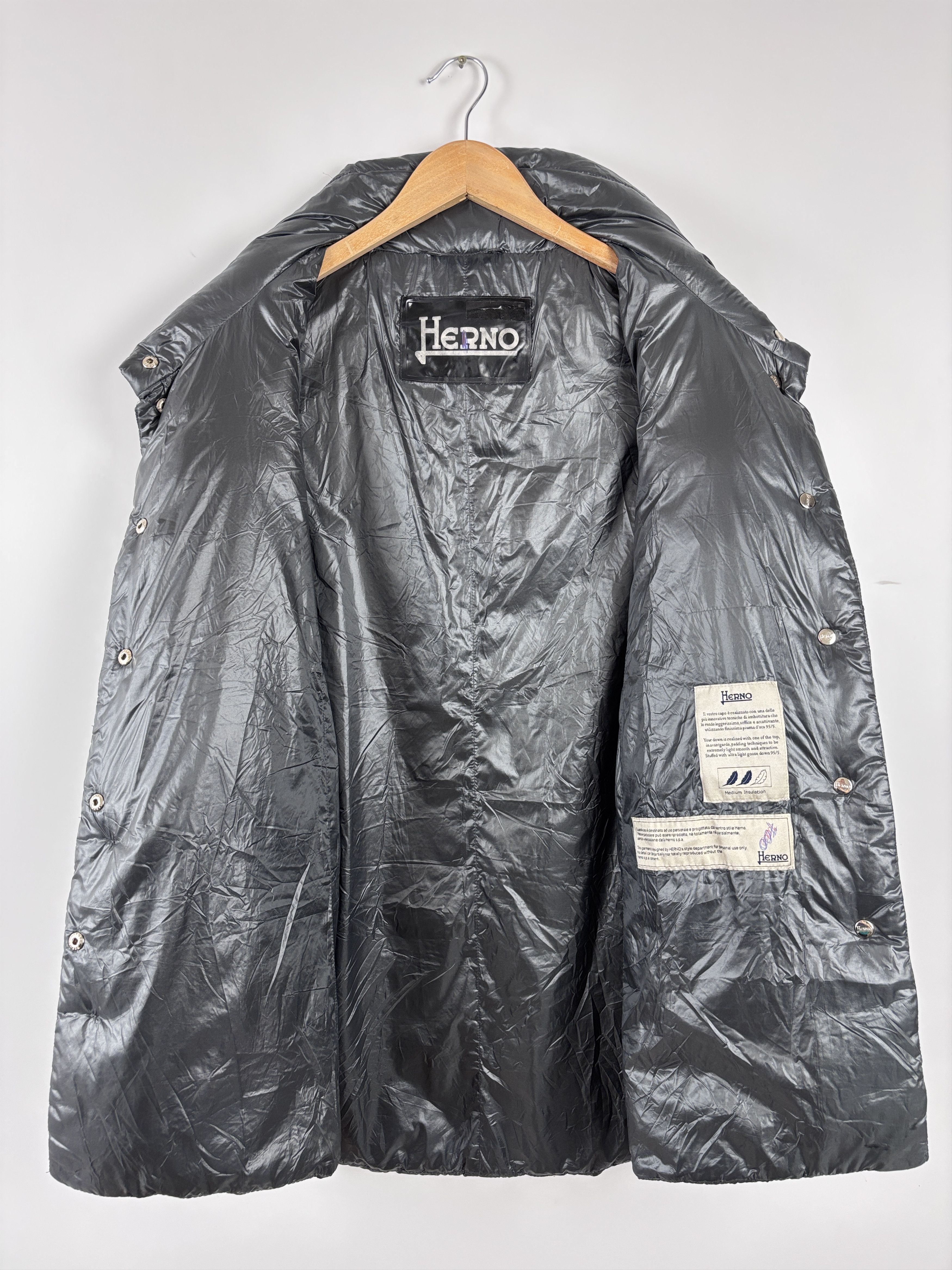 Herno Womens HERNO Lightweight Down Puffer Jacket Gray Size 38 Size XS / US 0-2 / IT 36-38 - 9 Thumbnail