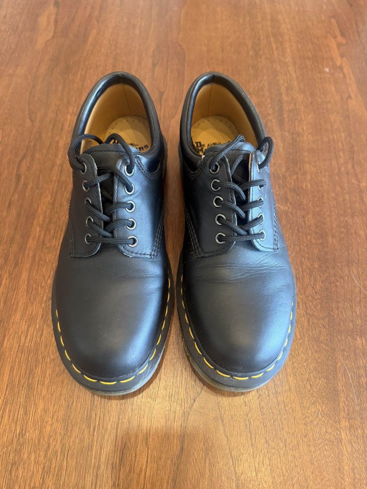 Dr. Martens Dr. Martens Leather Low Top 8053 [Size 10 US] “Black” Size US 10 / EU 43 - 2 Thumbnail