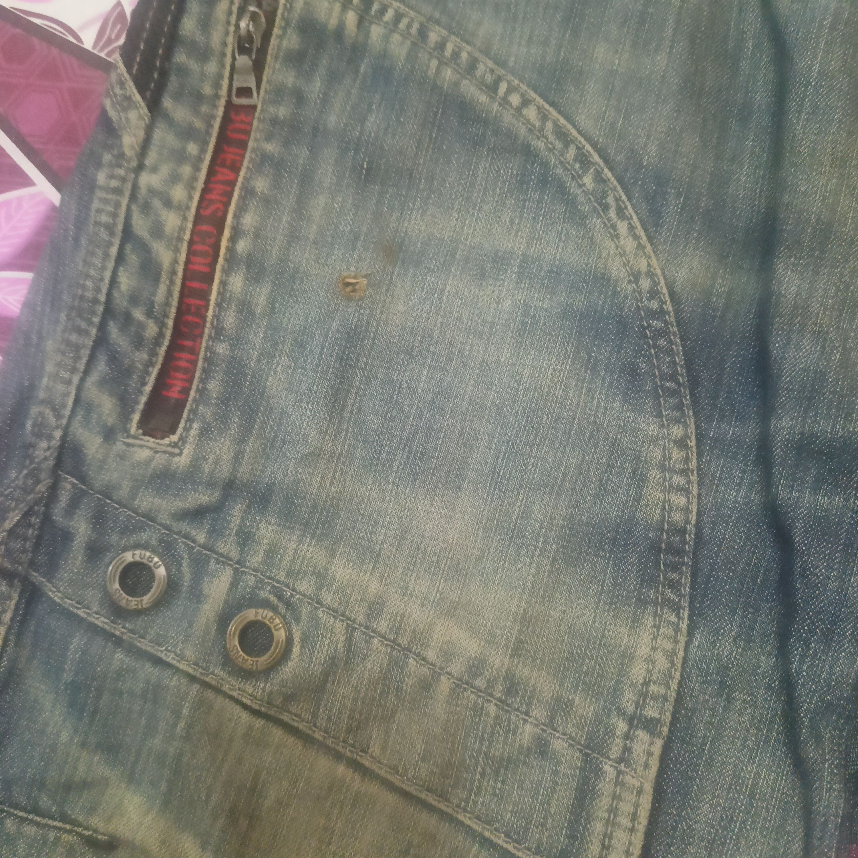 Fubu × Japanese Brand Fubu jeans collection style distressed denim Size US 31 - 4 Thumbnail