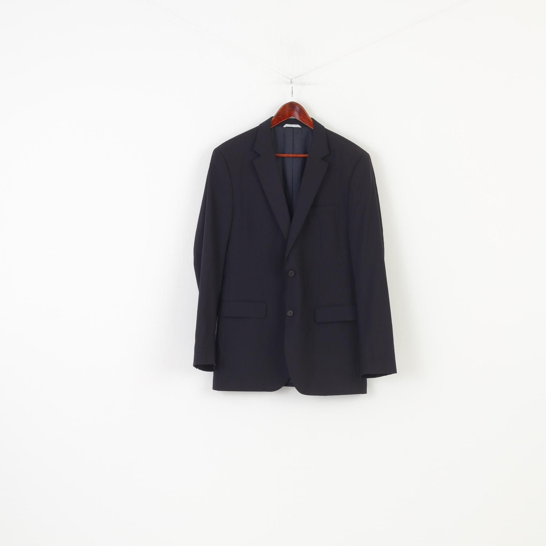 Hugo Boss Hugo Boss Men 40 98 Blazer Navy Wool Vintage 2040 Size 40L - 1 Thumbnail