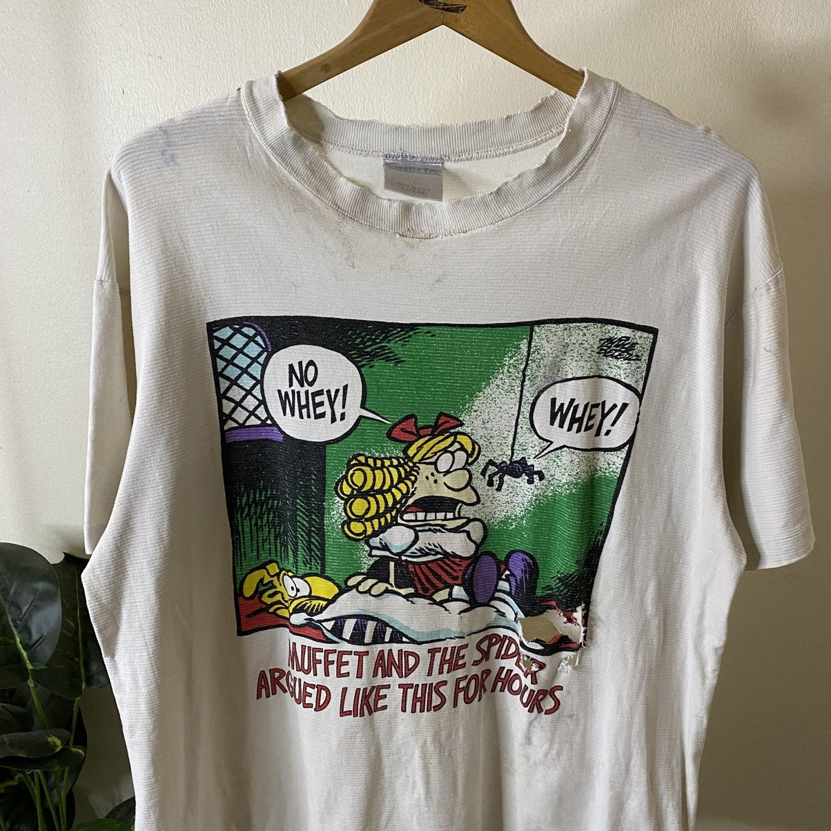Vintage 1990s Bill Amend's Foxtrot Comics Promo Tshirt Distressed Size US L / EU 52-54 / 3 - 2 Thumbnail
