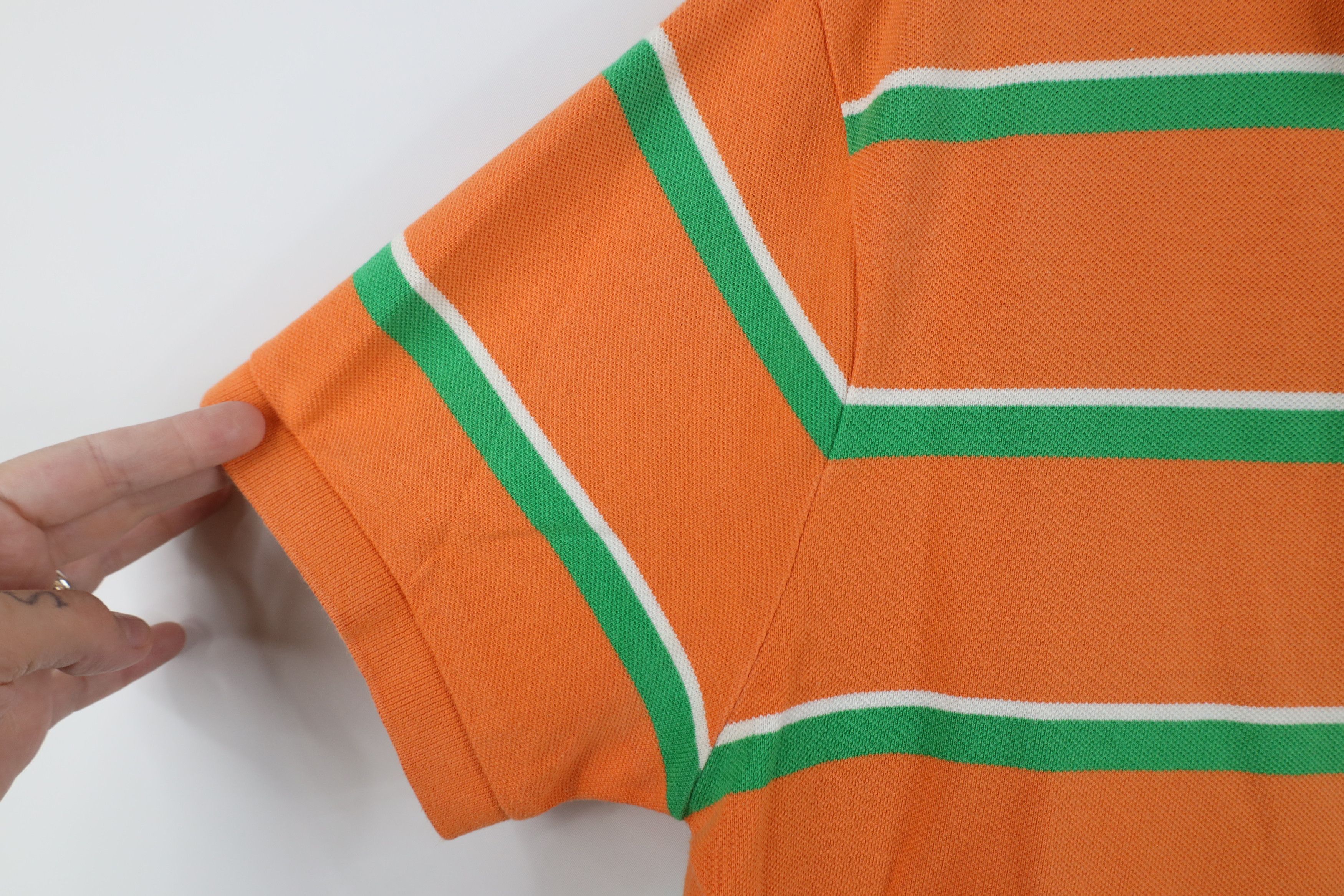 Ralph Lauren Vintage Ralph Lauren Striped Pique Cotton Golf Polo Shirt Size US M / EU 48-50 / 2 - 6 Thumbnail