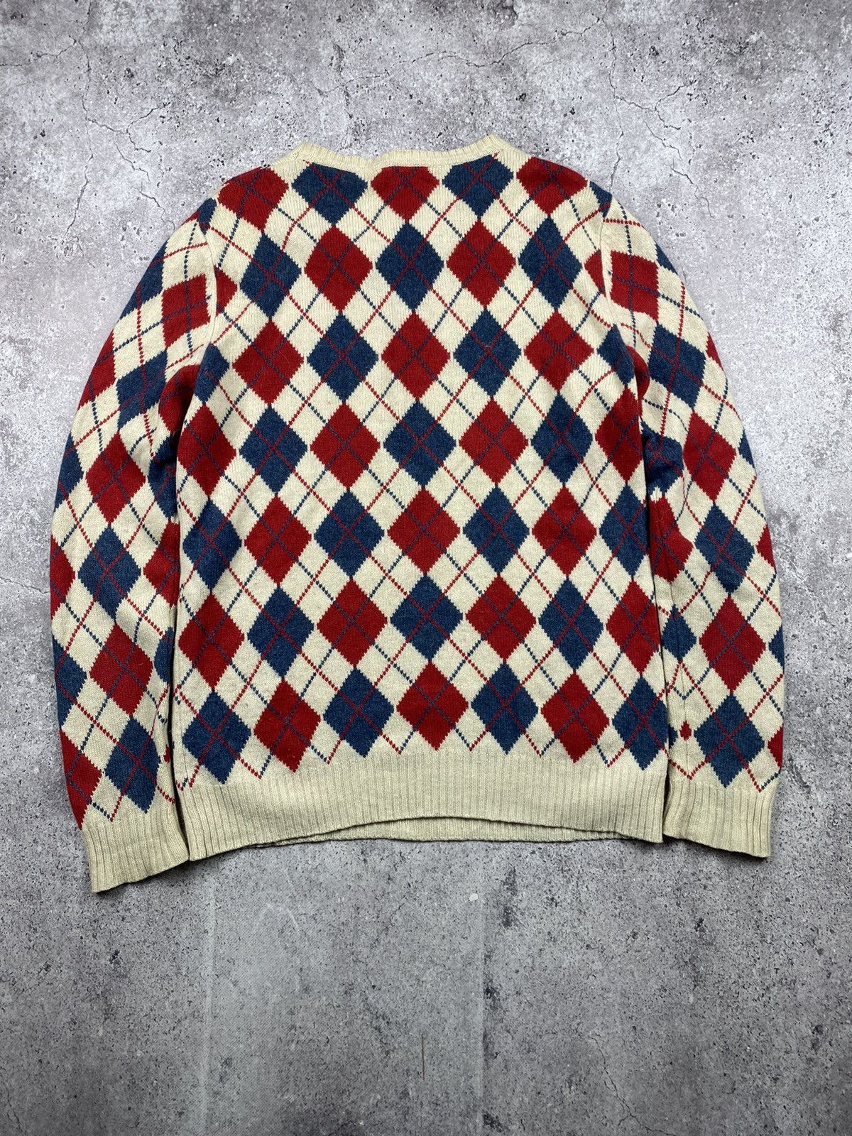 A.P.C. Vintage knit A.P.C sweater Japan style checkered Merino wool Size US M / EU 48-50 / 2 - 4 Thumbnail