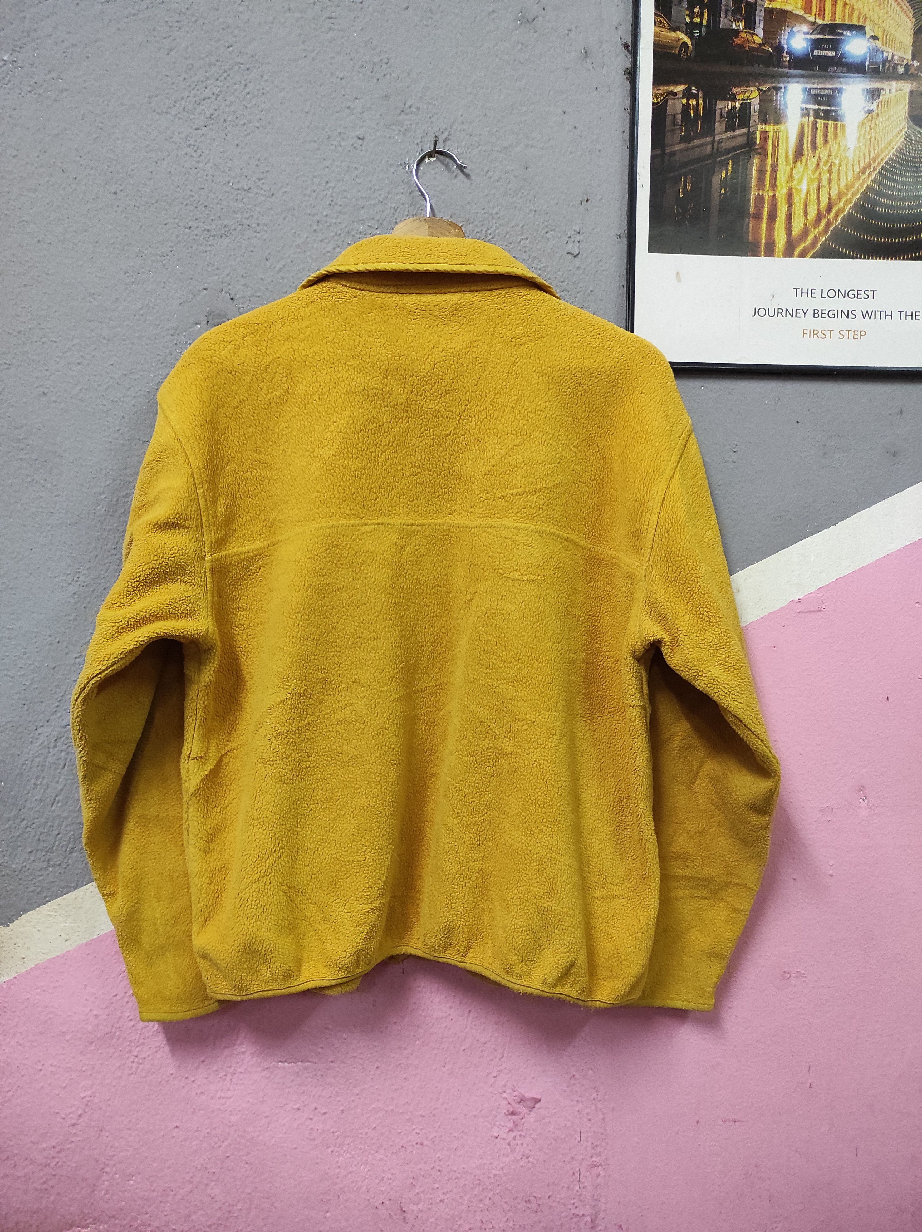 L.L. Bean × Vintage LL BEAN YELLOW JACKET SWEATER FLEECE Size M / US 6-8 / IT 42-44 - 7 Thumbnail