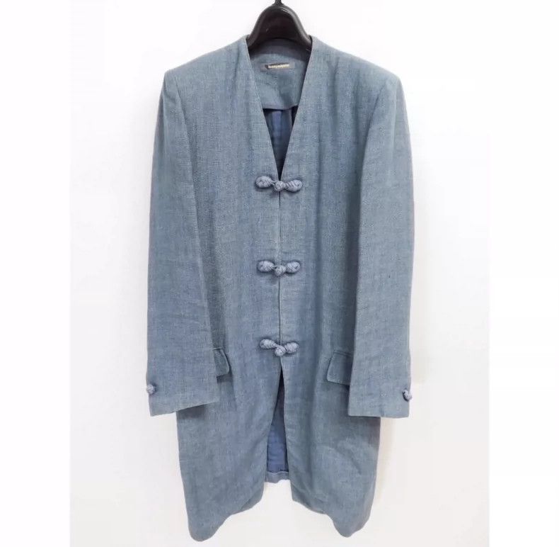 Issey Miyake issey miyake Chinese-style button-down linen coat Size US M / EU 48-50 / 2 - 1 Thumbnail