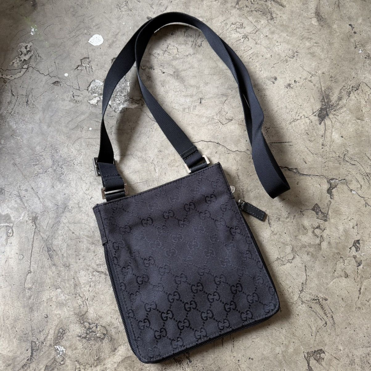 Gucci Gucci - Monogram Canvas Small Crossbody Bag Size ONE SIZE - 2 Thumbnail