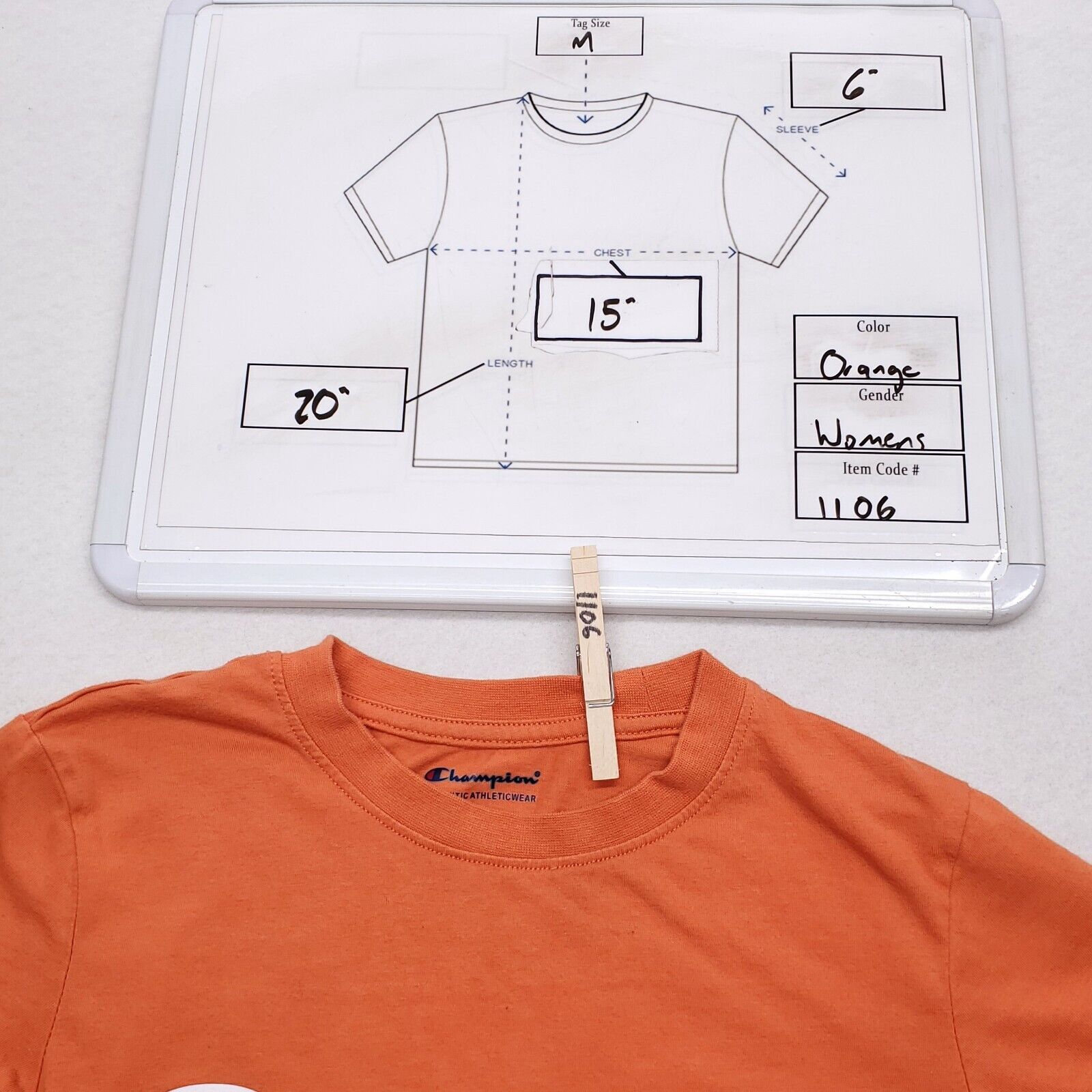 Champion Champion Casual Pullover T Shirt Womens Size Medium M Orange Size M / US 6-8 / IT 42-44 - 8 Thumbnail