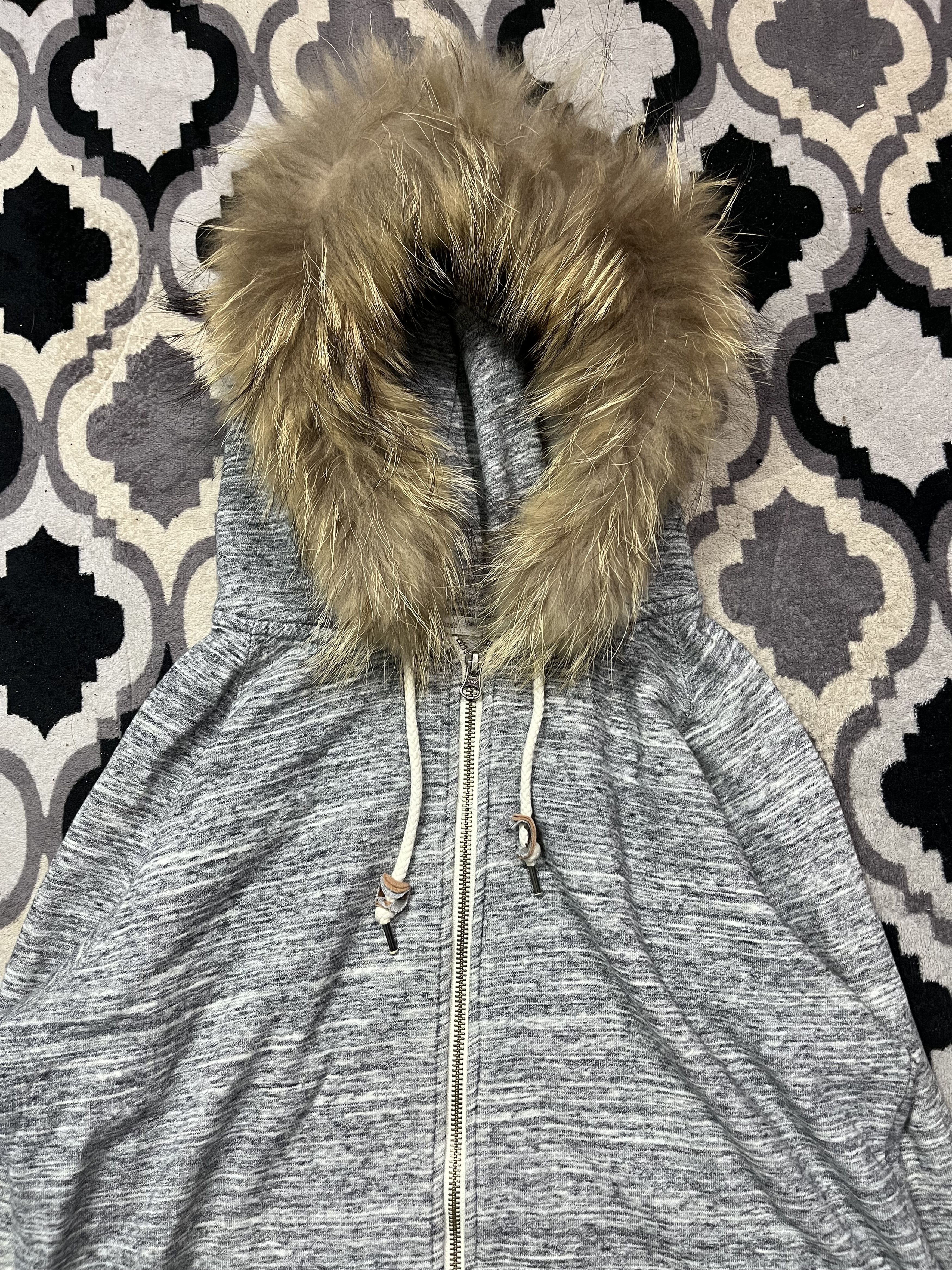 Hysteric Glamour Vintage avail basic destroyed faux fur hoodie Size US M / EU 48-50 / 2 - 3 Thumbnail