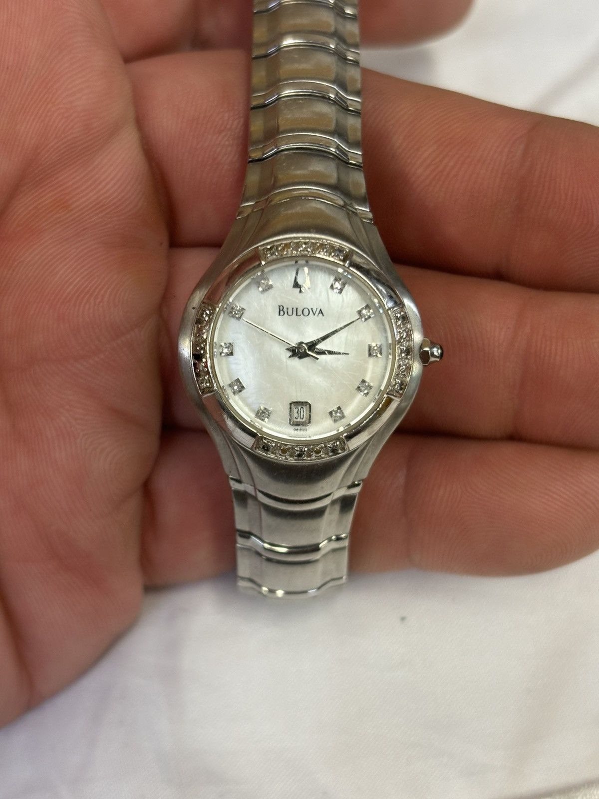 Bulova Bulova Maestro Diamond C899133 Silver Tone Women’s Watch Size ONE SIZE - 5 Thumbnail