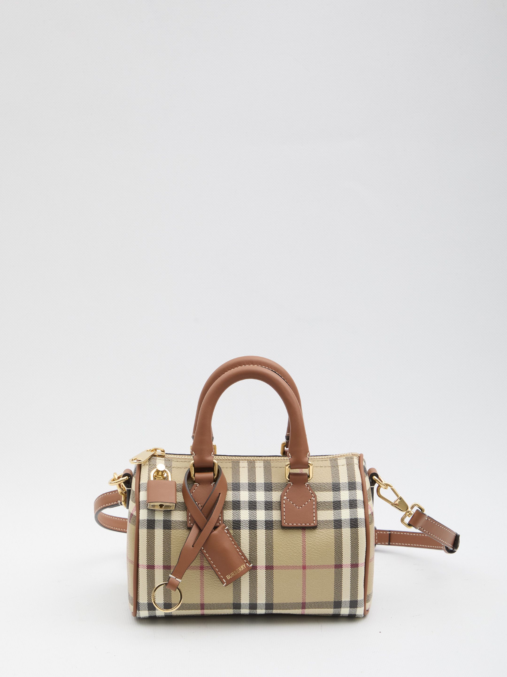 Burberry Mini Check bowling bag QT - USA Duties Paid