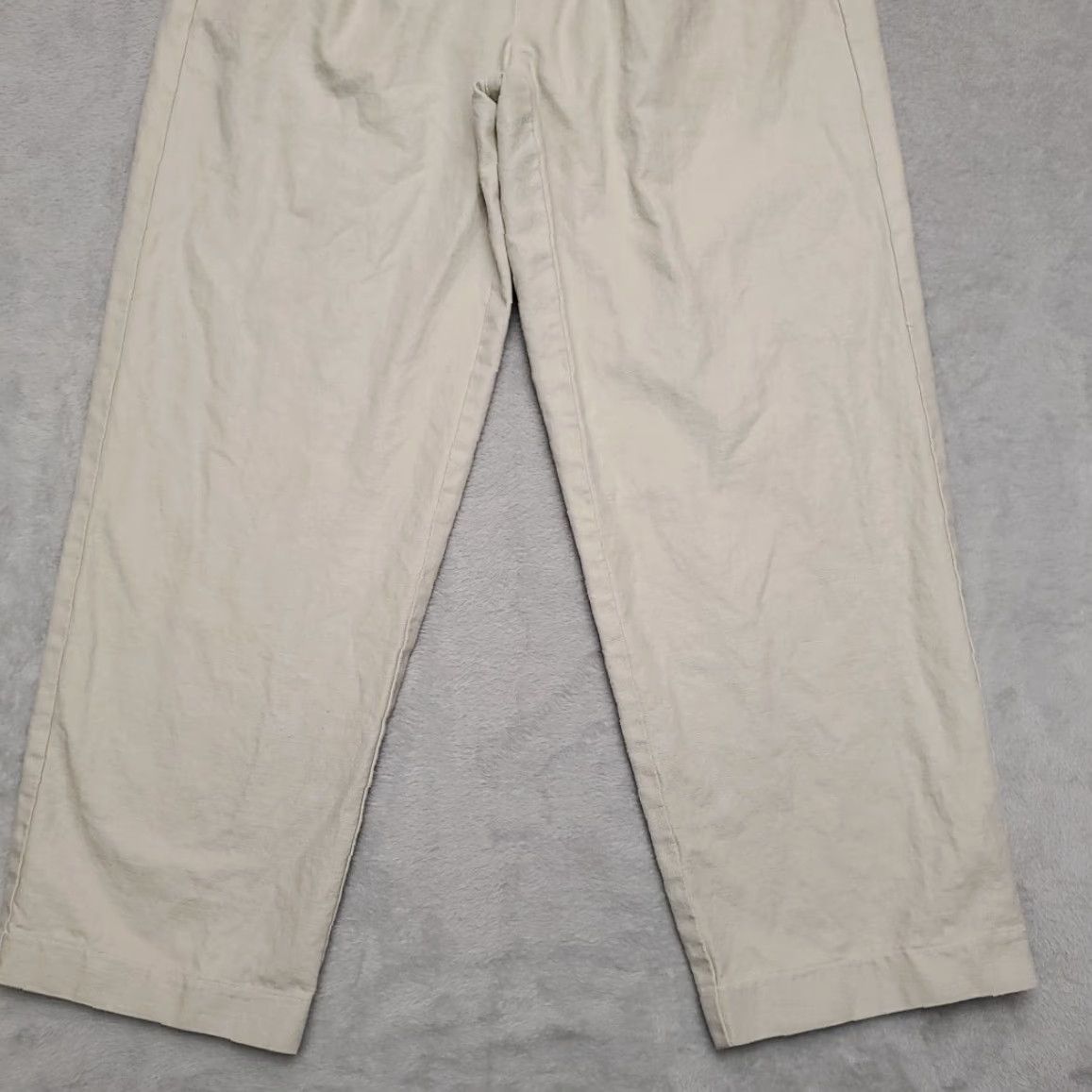 Vintage VINTAGE Arizona Pants Womens 32x27 Beige Linen Blend Pleated Outdoor Comfort Casual Mom Pants Beige Linen Blend Pleated Casual Women 32 Womens Size 24" / US 00 / IT 34 - 2 Thumbnail