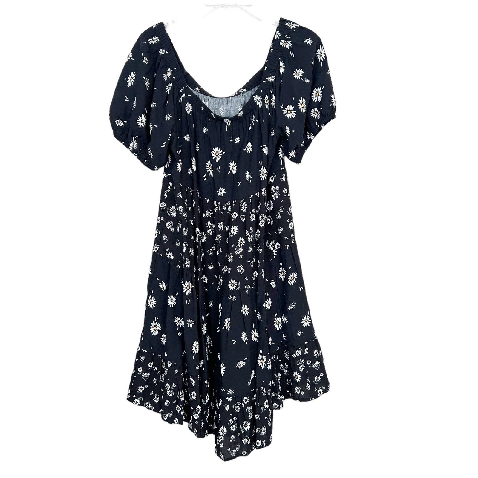 Other Maurices Black Floral Off The Shoulder Dress Sz S Size S / US 4 / IT 40 - 4 Thumbnail