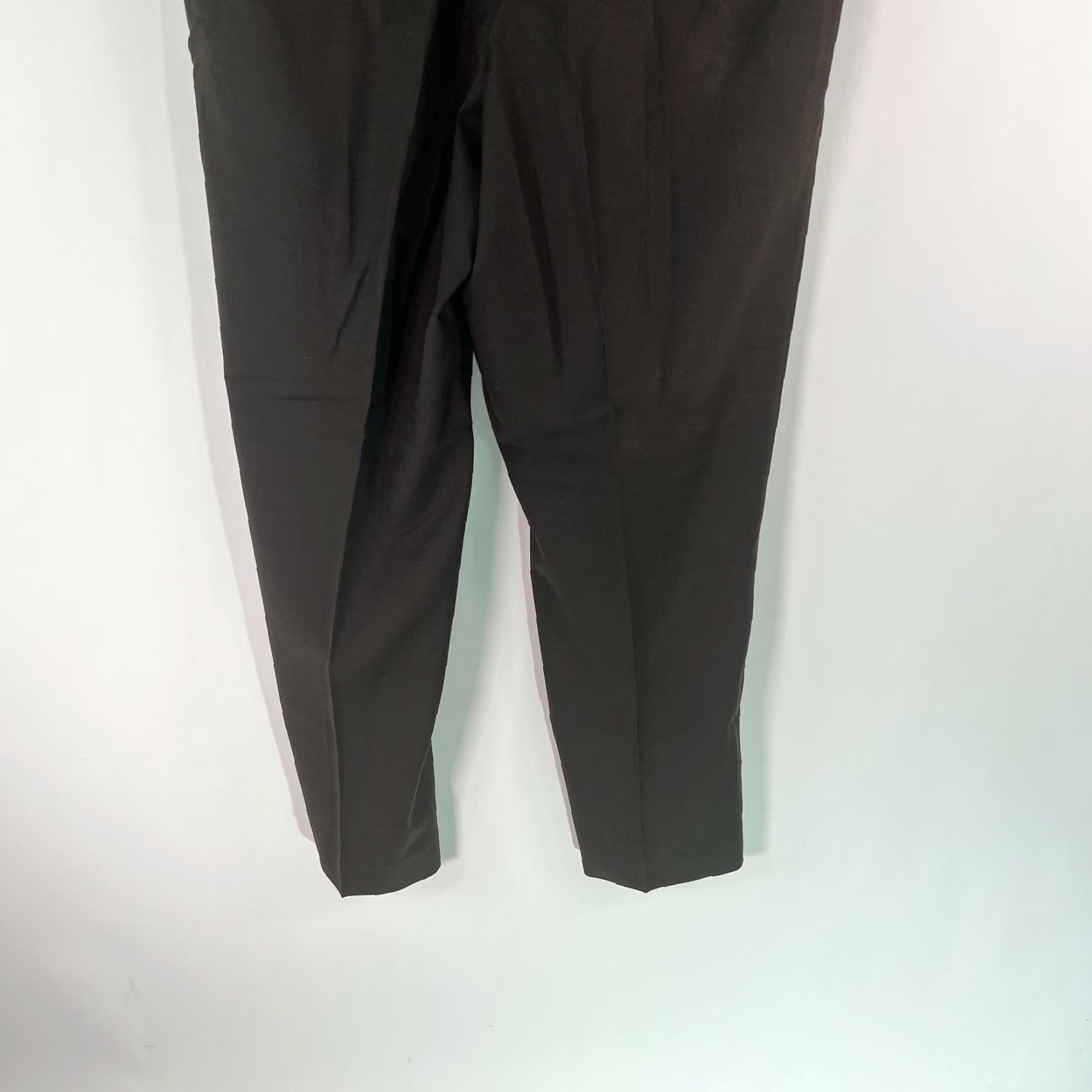 Vintage Louis Raphael Mens Dress Pant Cuffed Mid Rise Chocolate Brown 34X30 Pants Straight Leg 65% Polyester 35% Worsted Wool Included Pockets Belt Loops Size US 40 / EU 56 - 6 Thumbnail