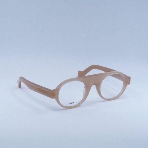 Loewe Loewe LW50009I 072 Eyeglasses Light Pink 48mm Round Frame Size ONE SIZE - 9 Thumbnail