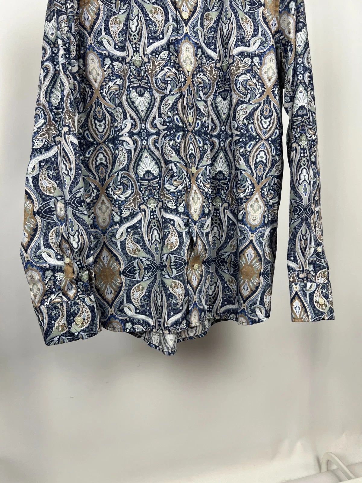 Eton Eton Contemporary Abstract Multicolor Shirt Long Sleeve Size US M / EU 48-50 / 2 - 3 Thumbnail