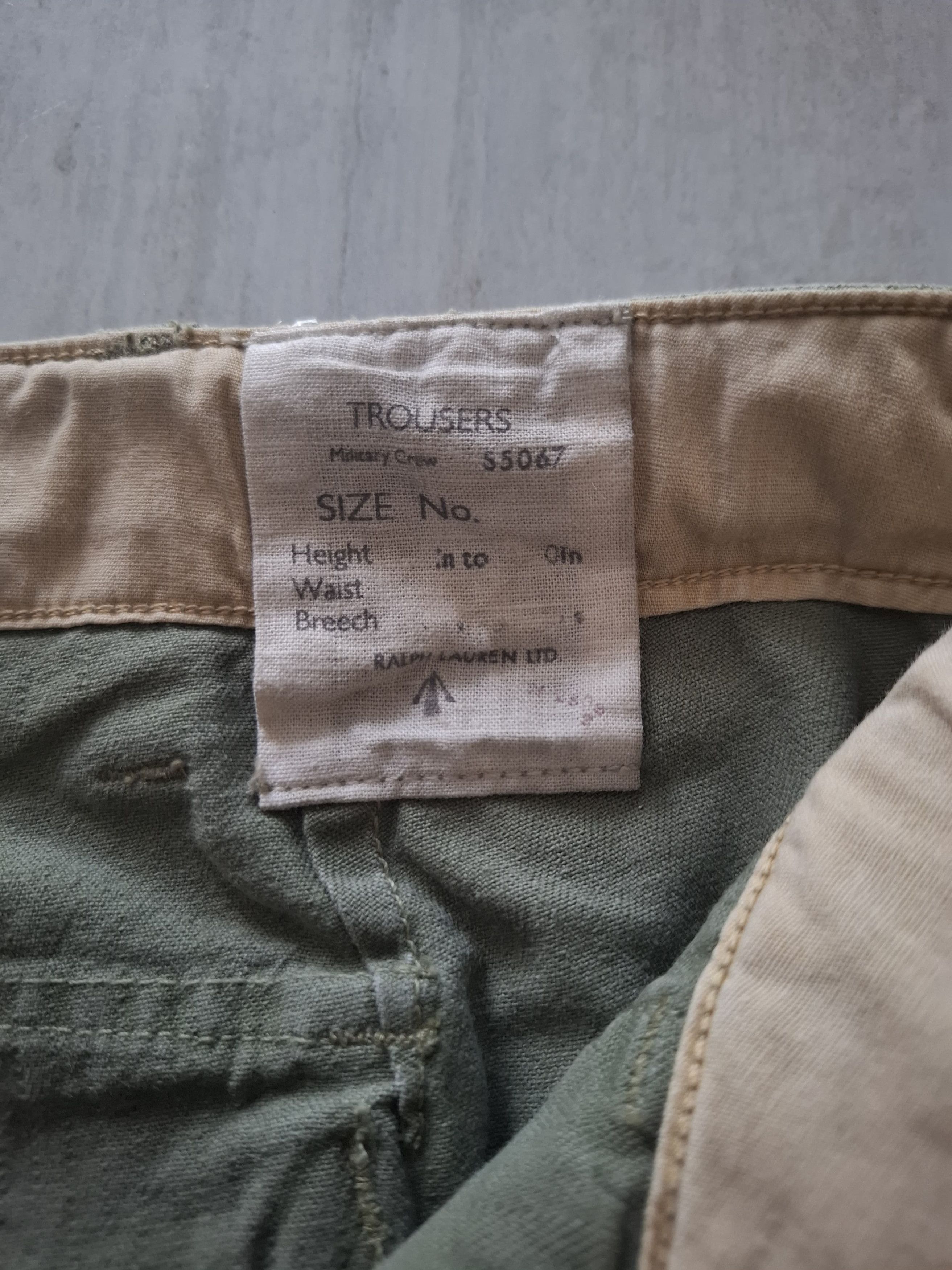 Polo Ralph Lauren Vintage Polo Ralph Lauren military trouser pants Size US 33 - 7 Thumbnail