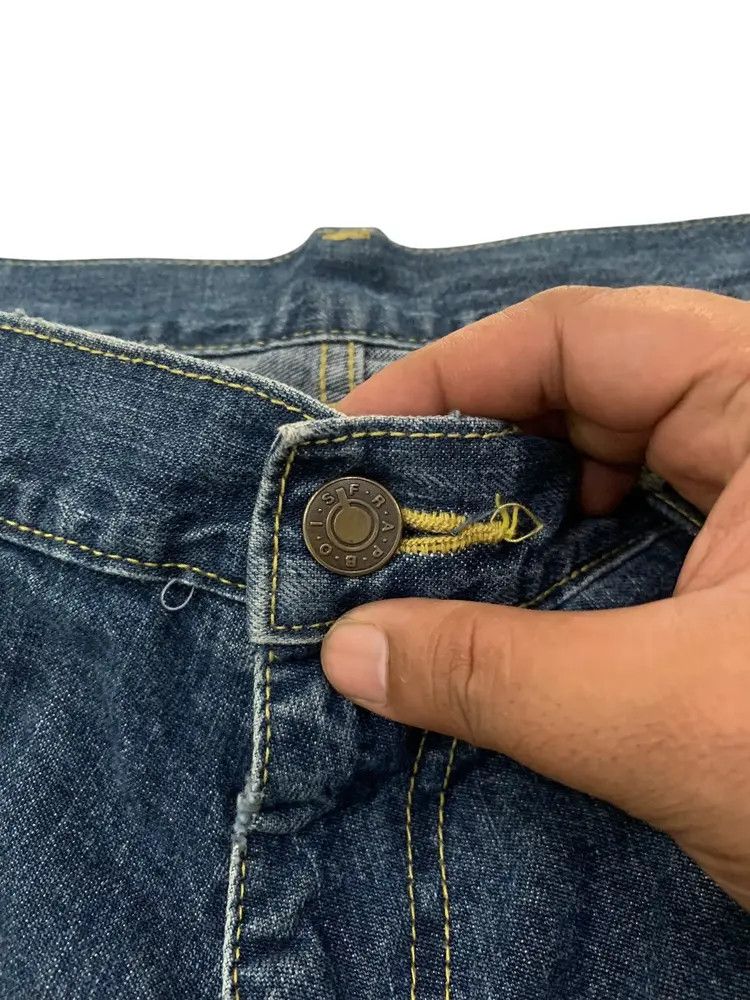 Frapbois Frapbois issey Miyake drop crotch spiral cut jeans Size US 30 / EU 46 - 3 Thumbnail