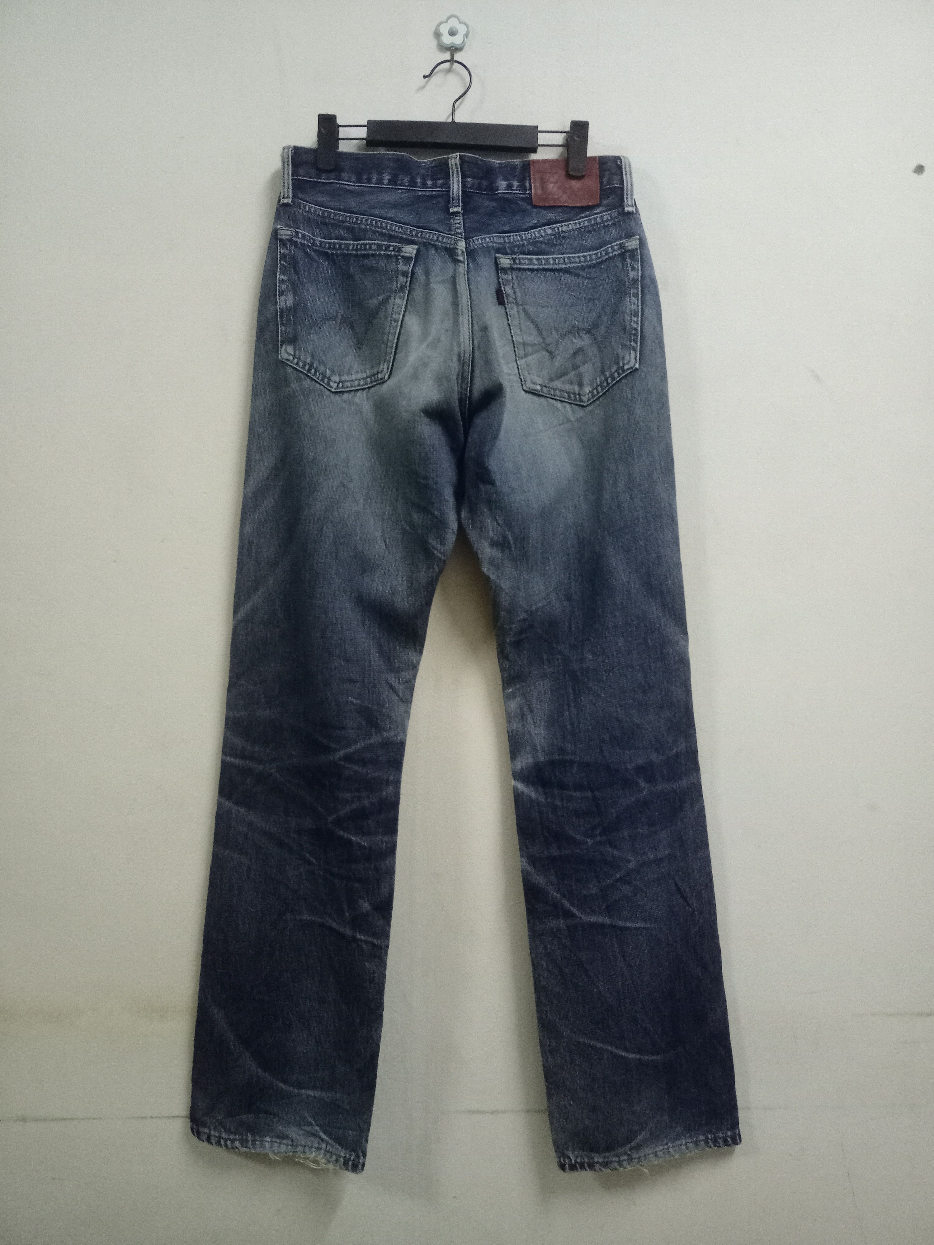 Edwin × Japanese Brand Vintage Japanese Edwin E-Function Blue Wash Baggy Jeans Size US 30 / EU 46 - 2 Thumbnail
