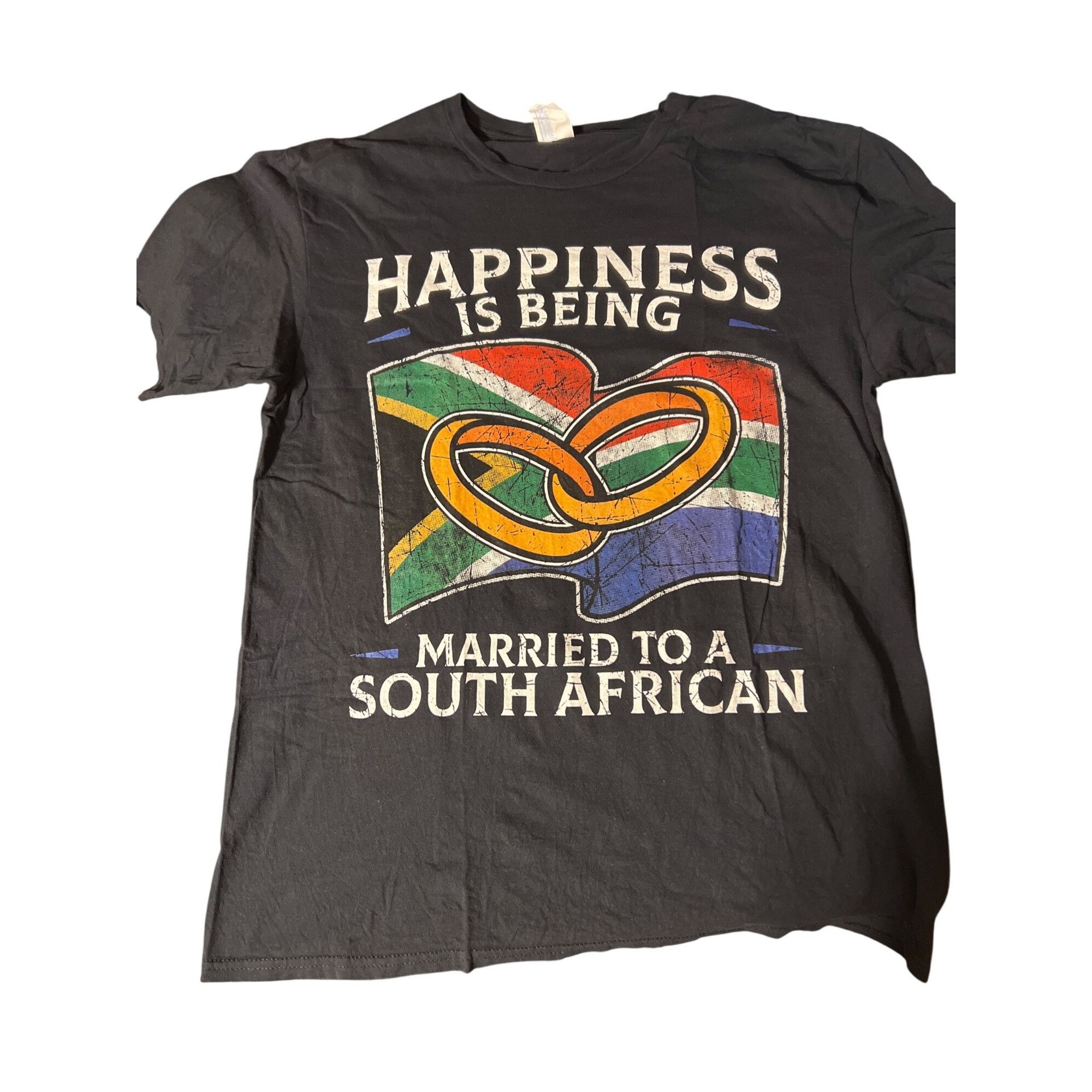 POST&CO Happiness Is Being Married To A South African Black Graphic Size US L / EU 52-54 / 3 - 2 Thumbnail