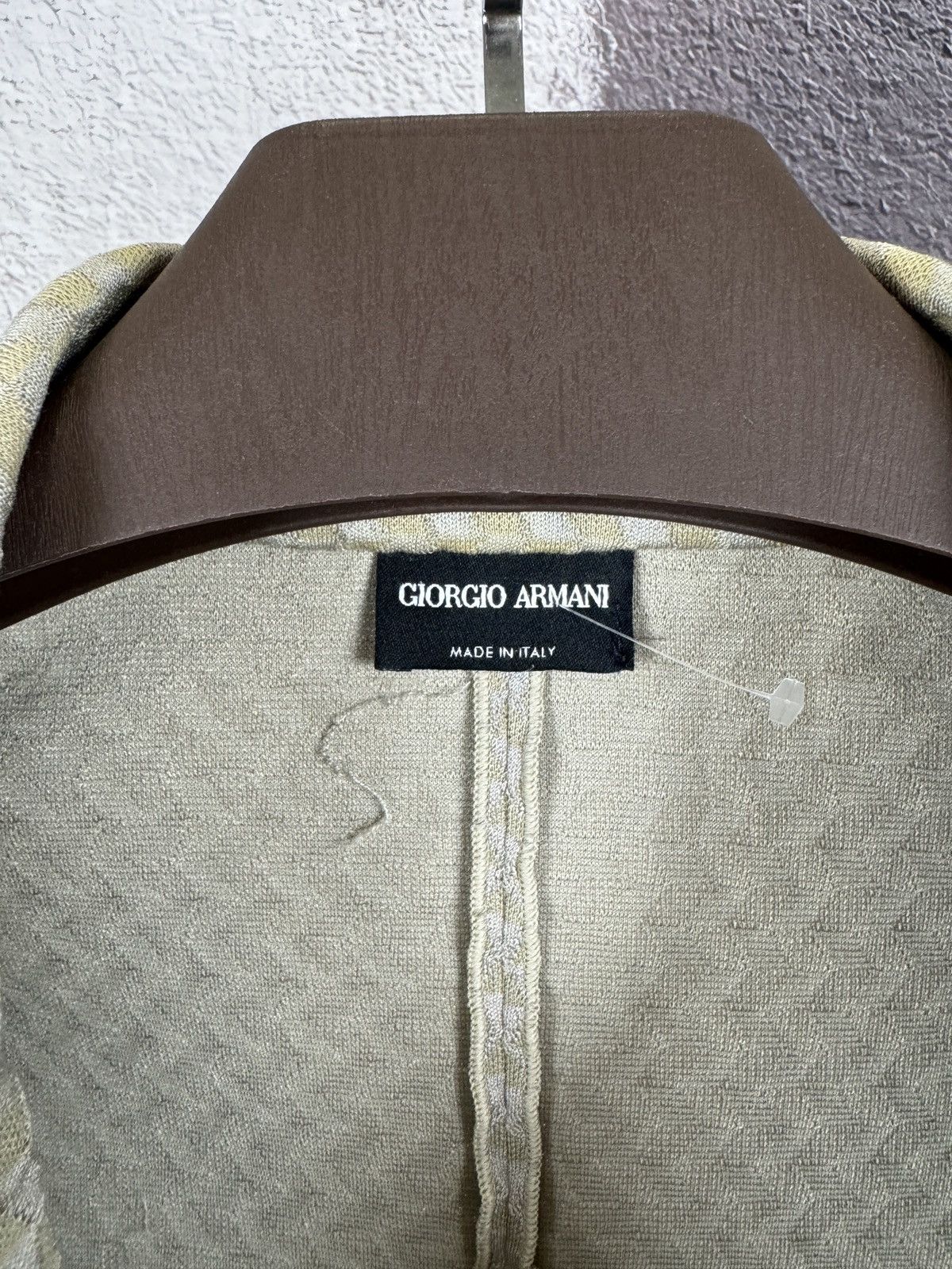 Armani Giorgio Armani 3 Button Blazer Jacket Cotton Silk Stretch Size M / US 6-8 / IT 42-44 - 9 Thumbnail