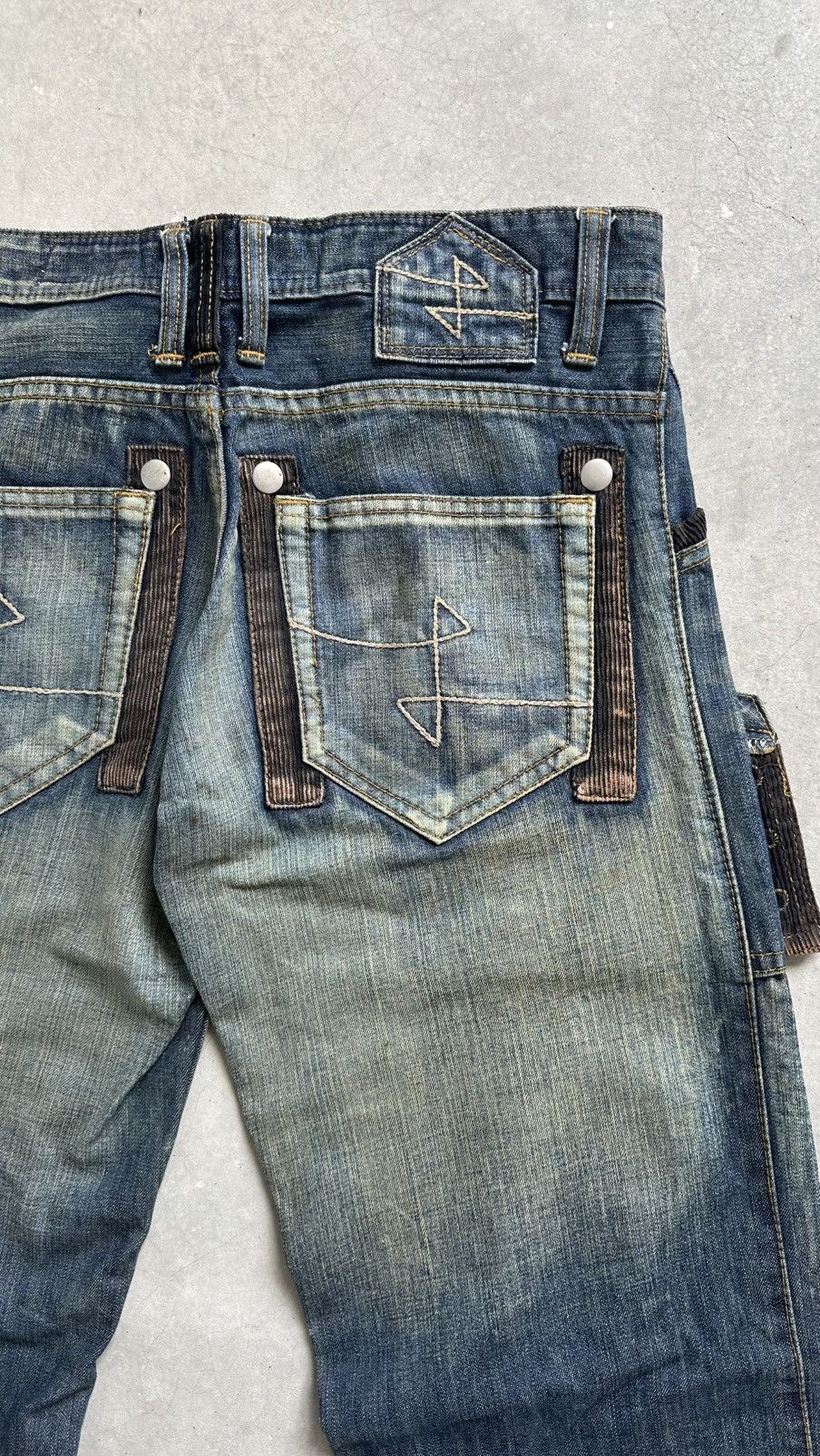 Japanese Brand JAPANESE 🇯🇵 JEANS DE ART MUTIPOCKET TACTICAL BONDAGES JEANS Size US 36 / EU 52 - 12 Thumbnail