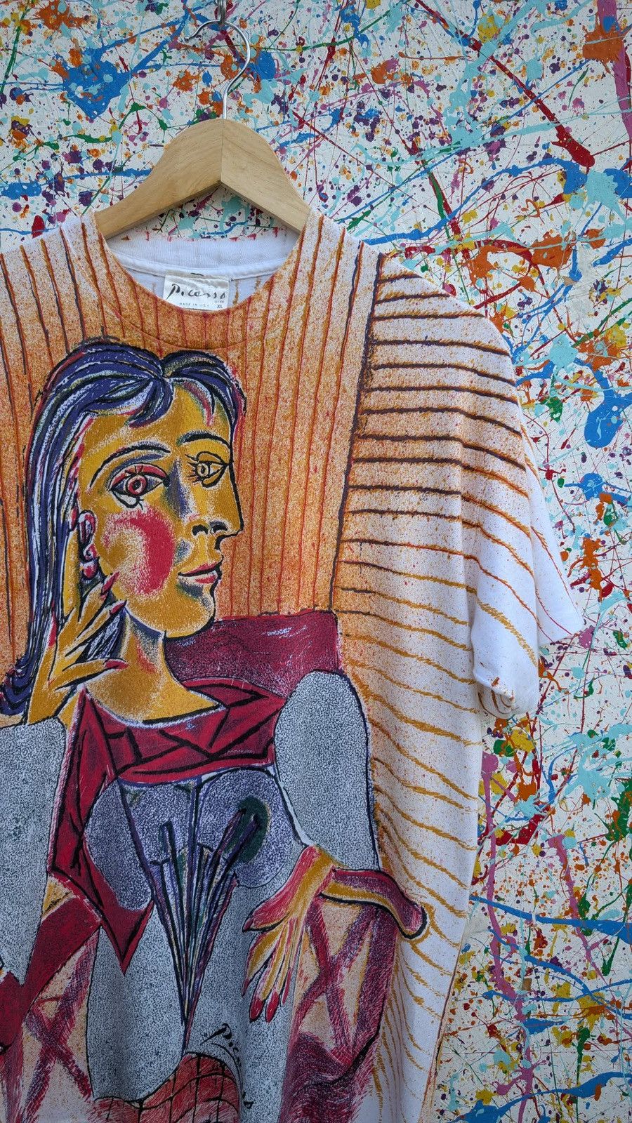Other Vintage Picasso tshirt all over print AOP single stitch XL Size US XL / EU 56 / 4 - 4 Thumbnail